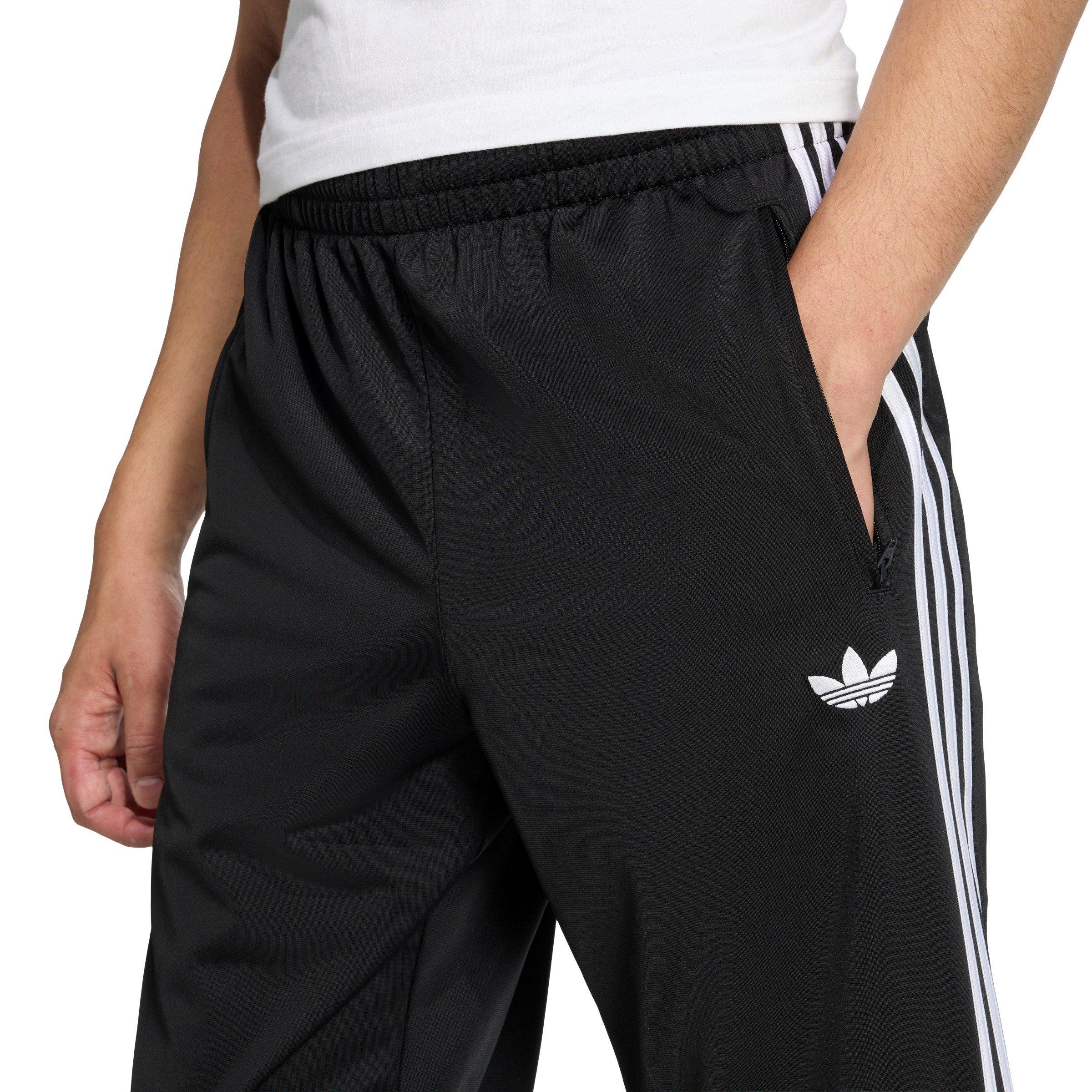 Black - adidas Originals - Men's Open Hem Woven Tracksuit Joggers - 4