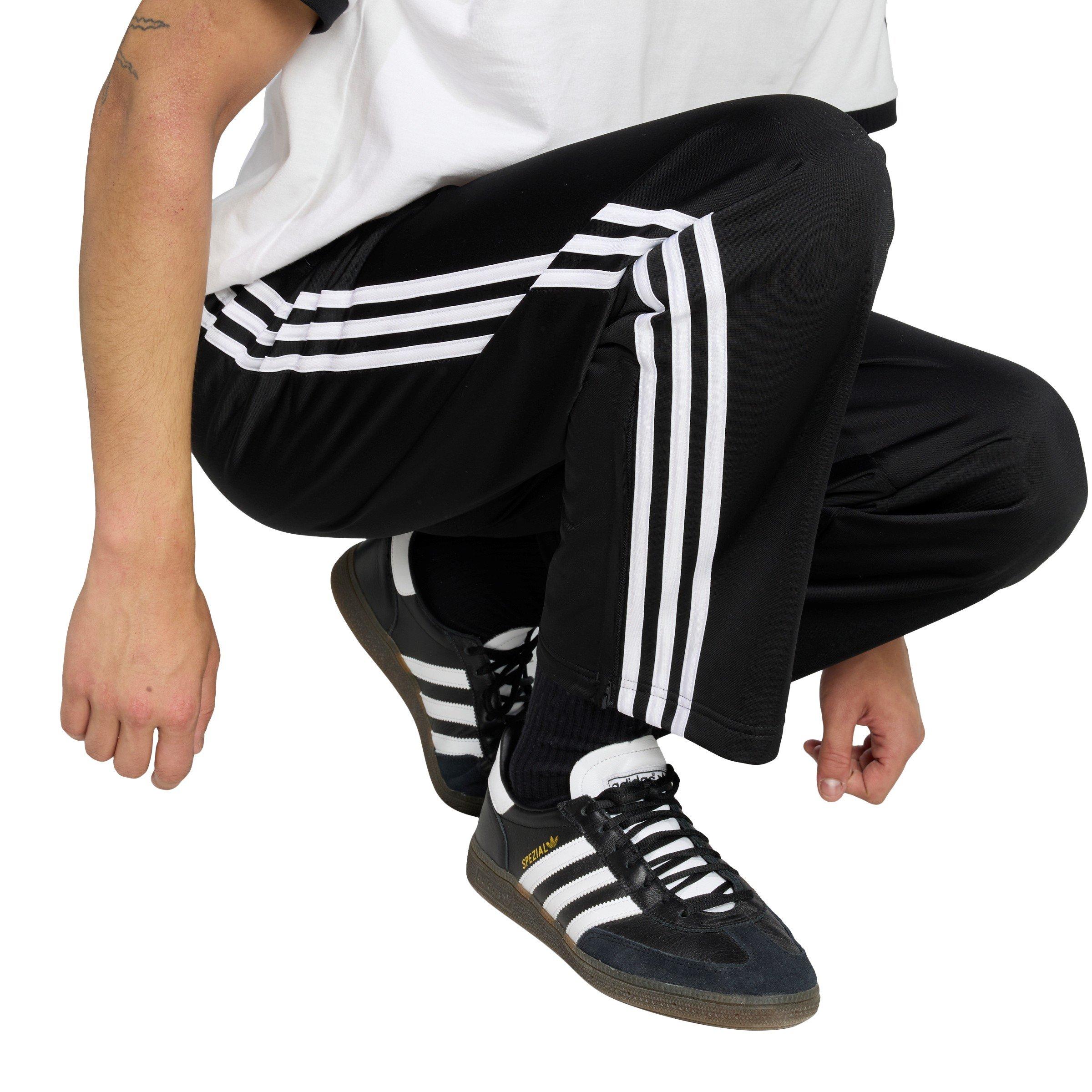 Black - adidas Originals - Men's Open Hem Woven Tracksuit Joggers - 5