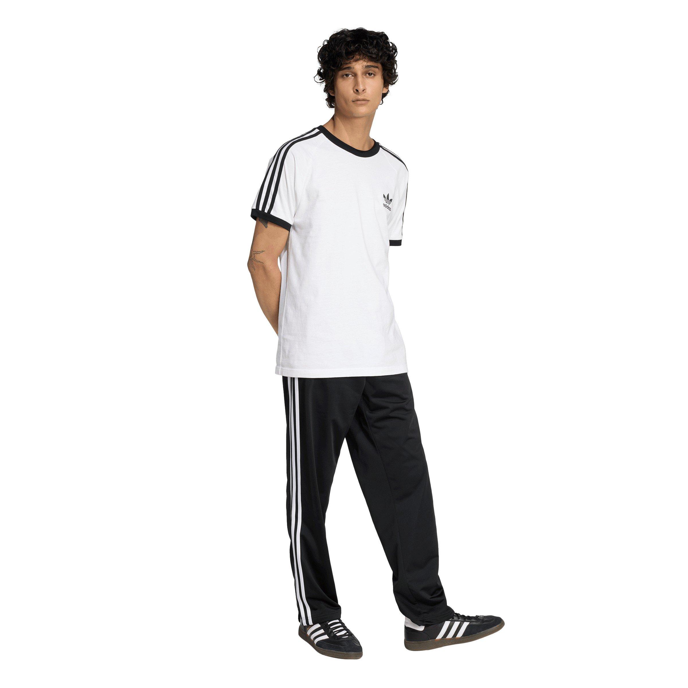 Black - adidas Originals - Men's Open Hem Woven Tracksuit Joggers - 6
