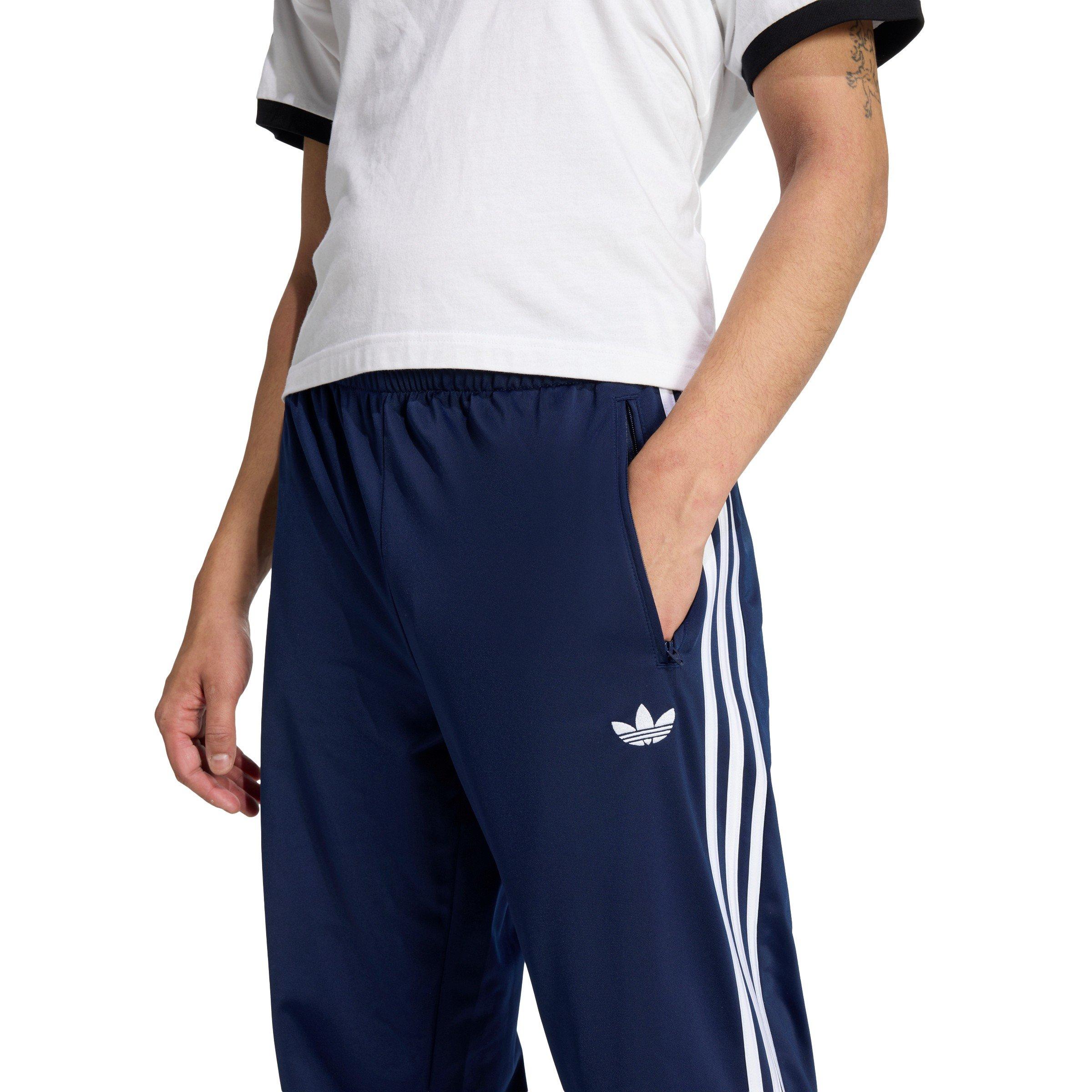 Night Indigo - adidas Originals - Men's Open Hem Woven Tracksuit Joggers - 4