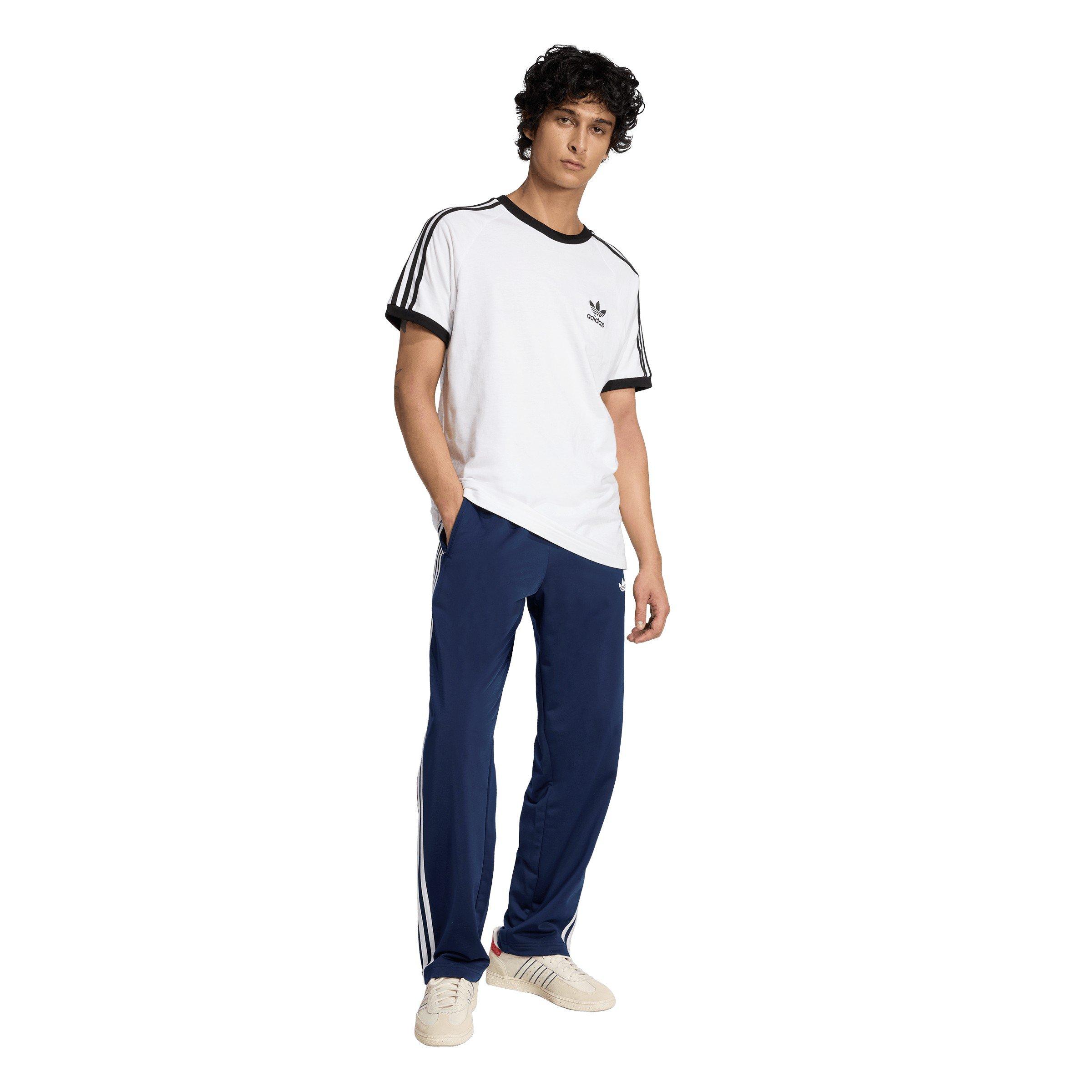 Night Indigo - adidas Originals - Men's Open Hem Woven Tracksuit Joggers - 6