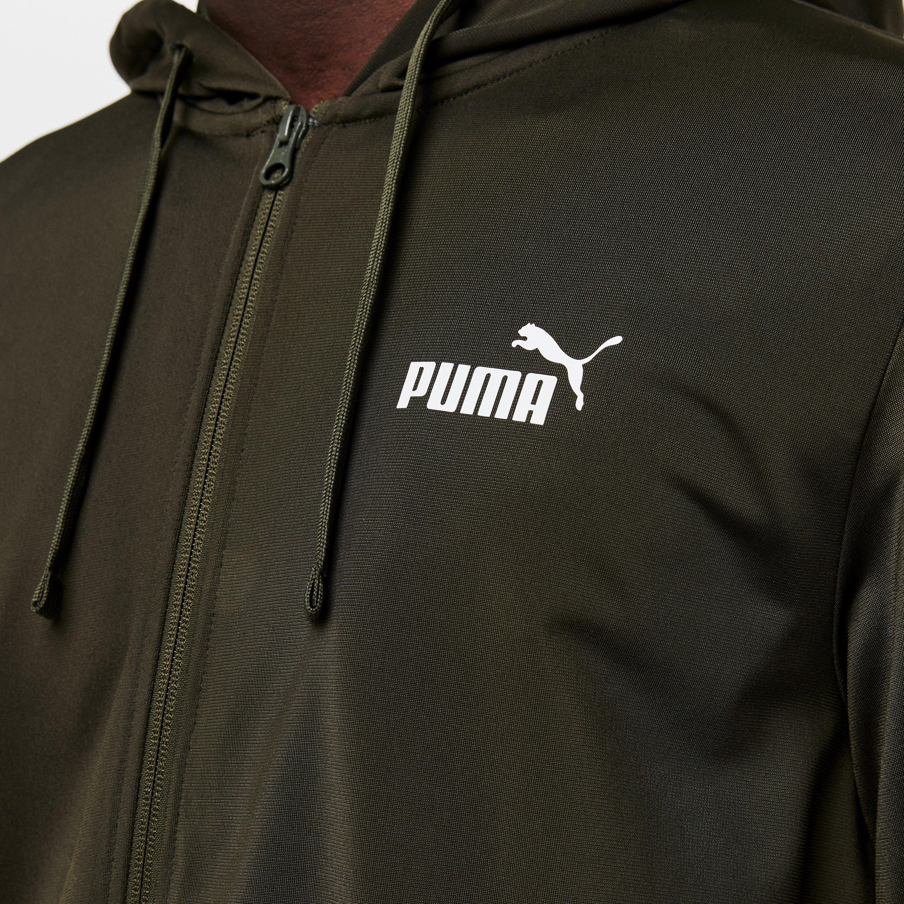 Khaki Green - Puma - Men's Poly Tracksuit - 5
