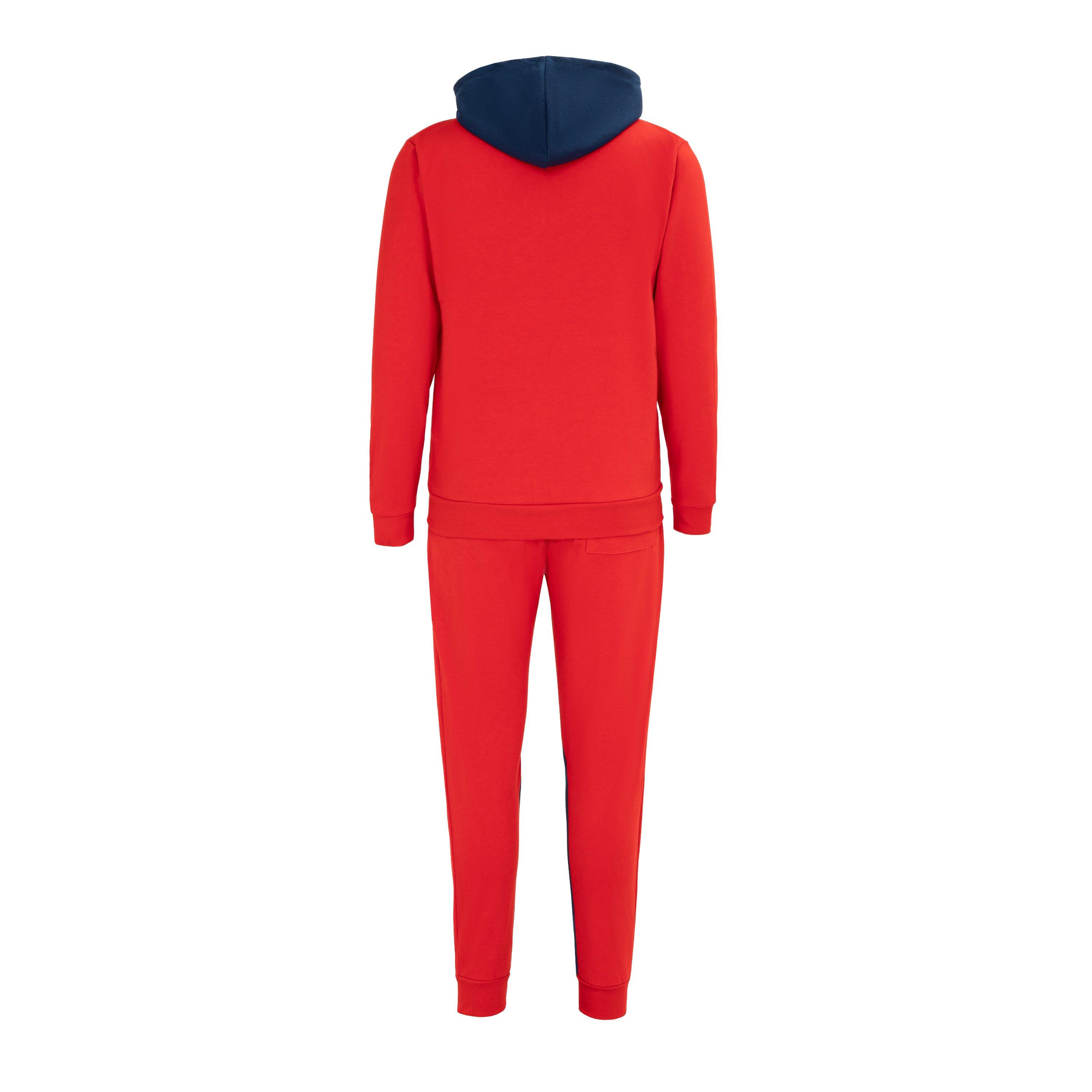 Red/Navy - Lonsdale - Mens Tracksuit - 2