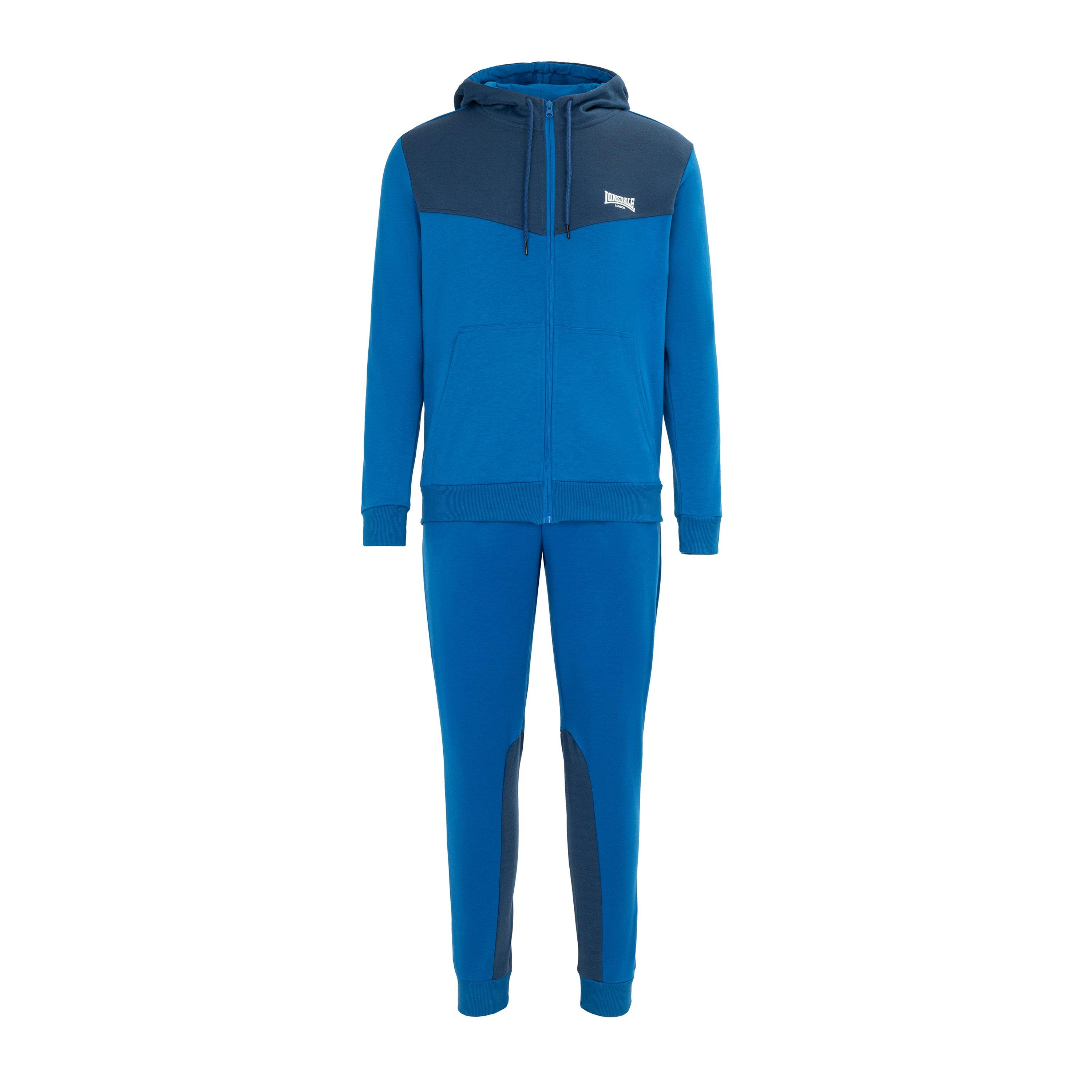 Lonsdale Men's Tracksuit - Royal/Navy - 3XL