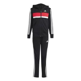 adidas 3 Stripe Tracksuit Juniors