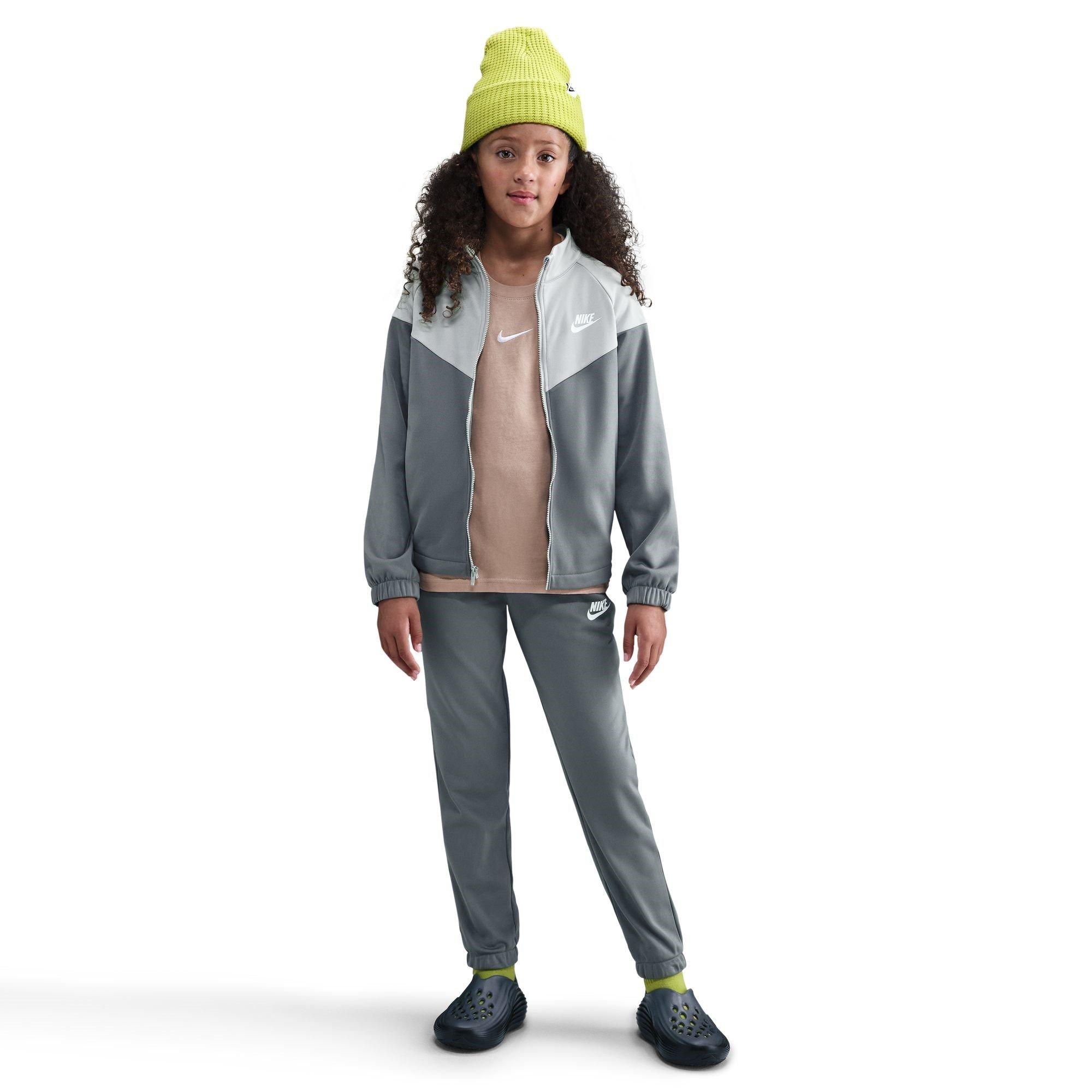 Nike  Kids Nsw Poly Tracksuit Juniors - Grey/Smoke - 11-12 (L)