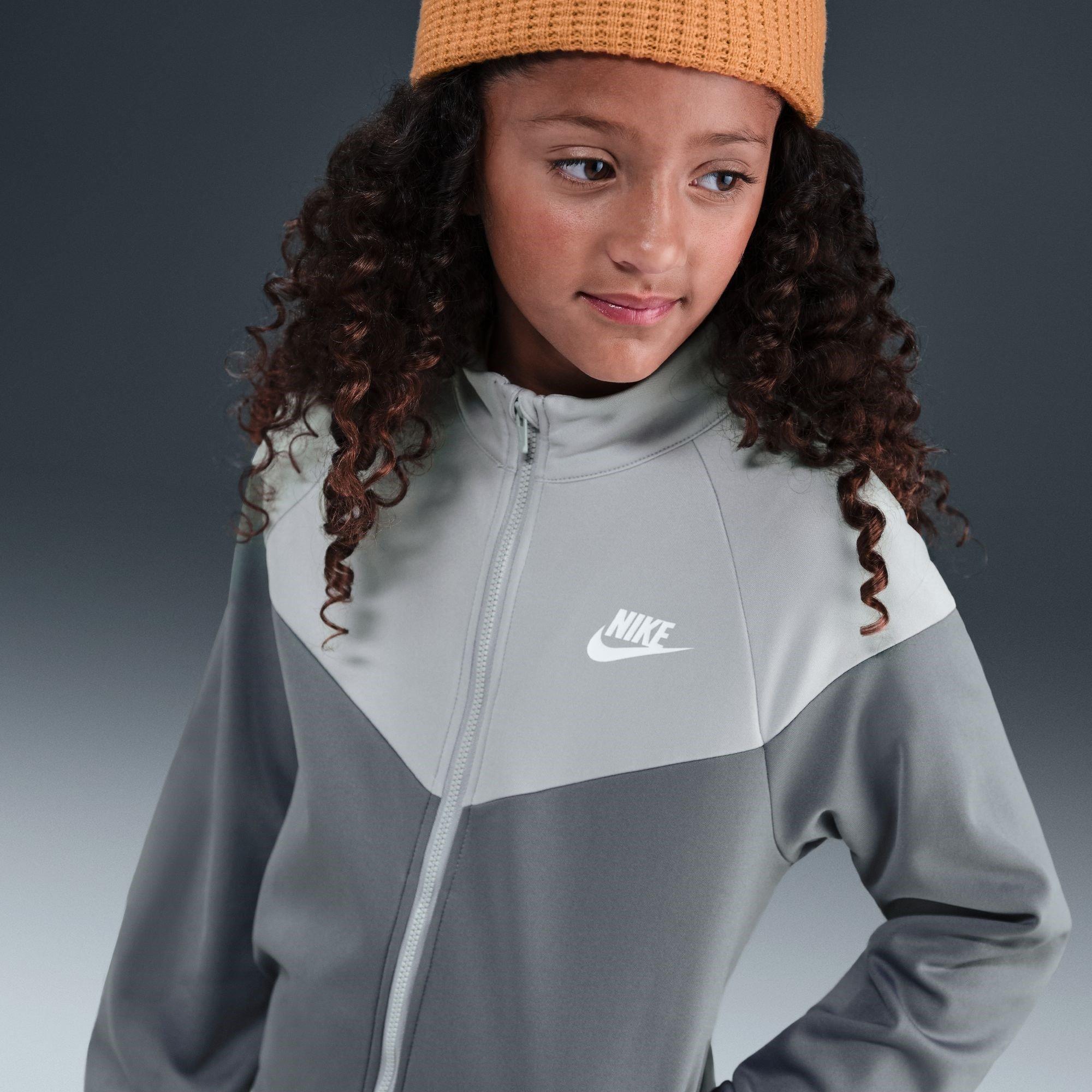 Grey/Smoke - Nike - NSW Poly Tracksuit Juniors - 11
