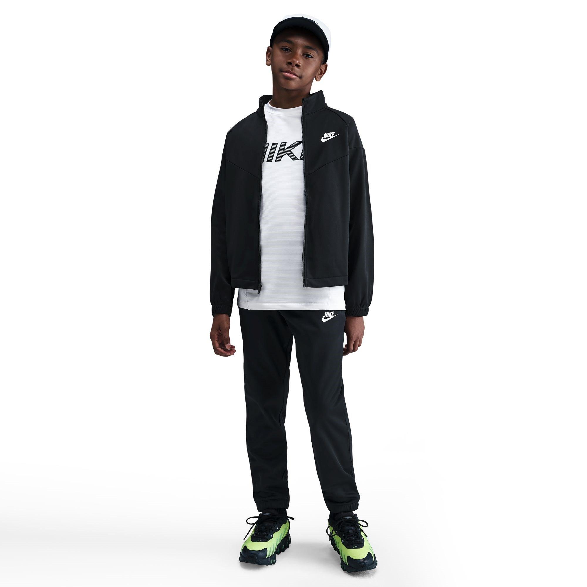 Zwart/Wit - Nike - NSW Poly Tracksuit Juniors - 4