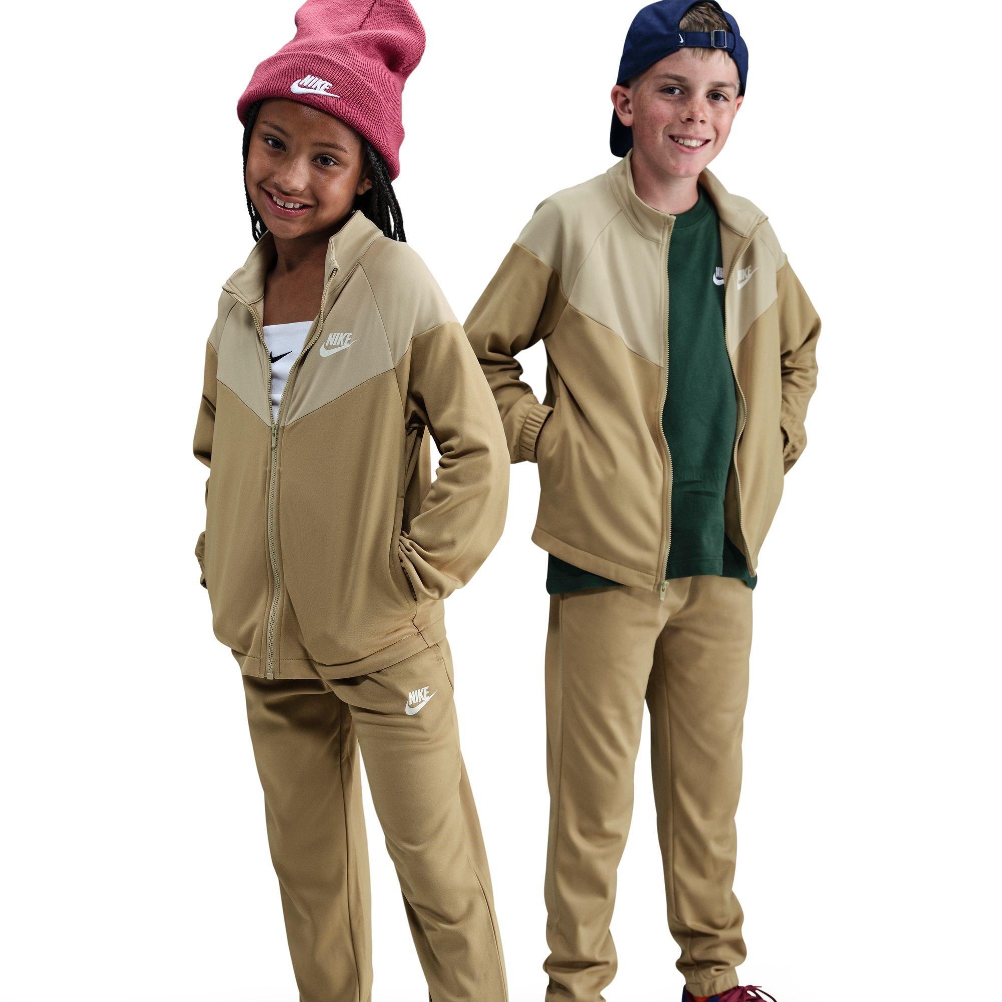 Nike  Kids Nsw Poly Tracksuit Juniors - Bone/Khaki - 13 Yrs