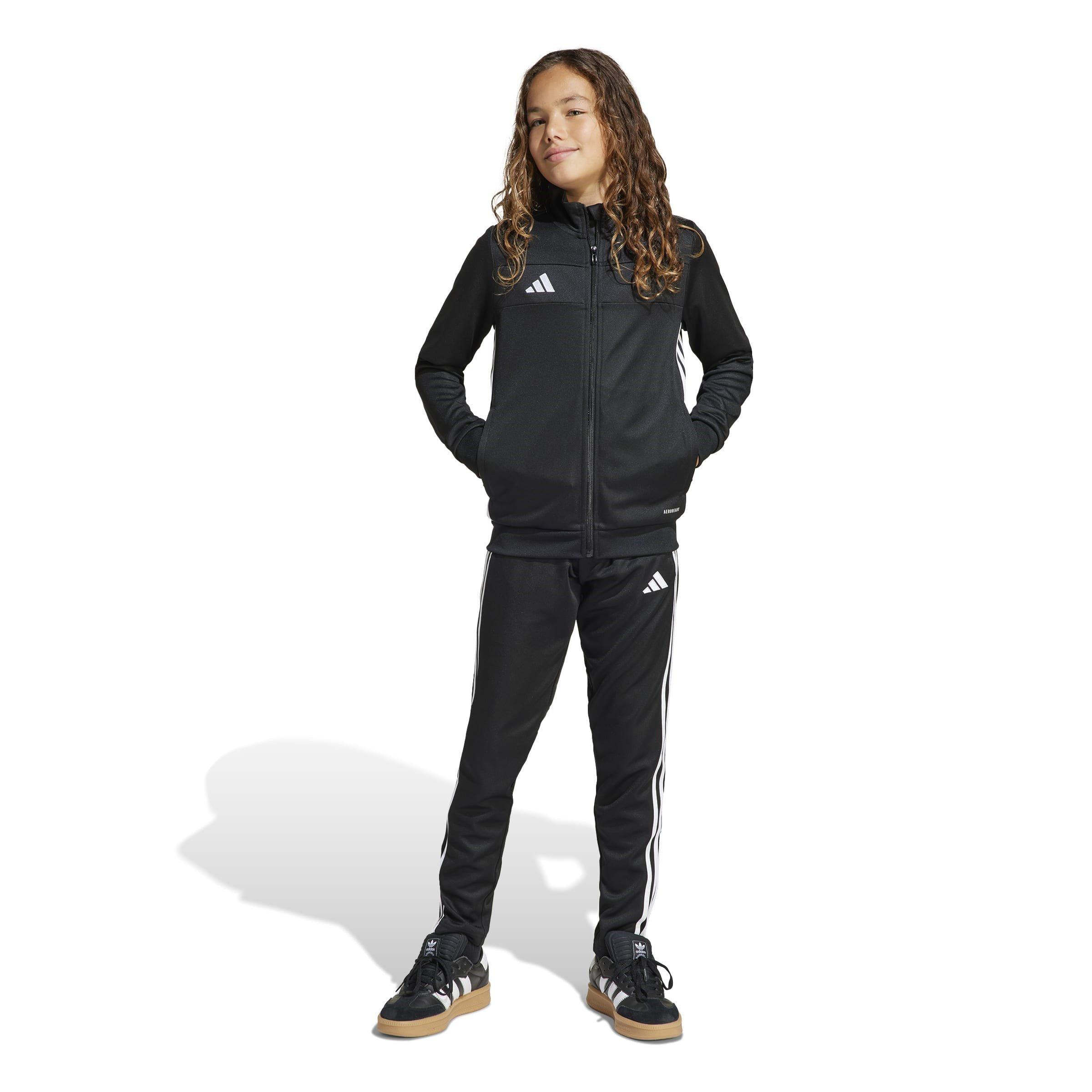 Black/White - adidas - Tiro 25 Essentials Track Suit Kids - 4