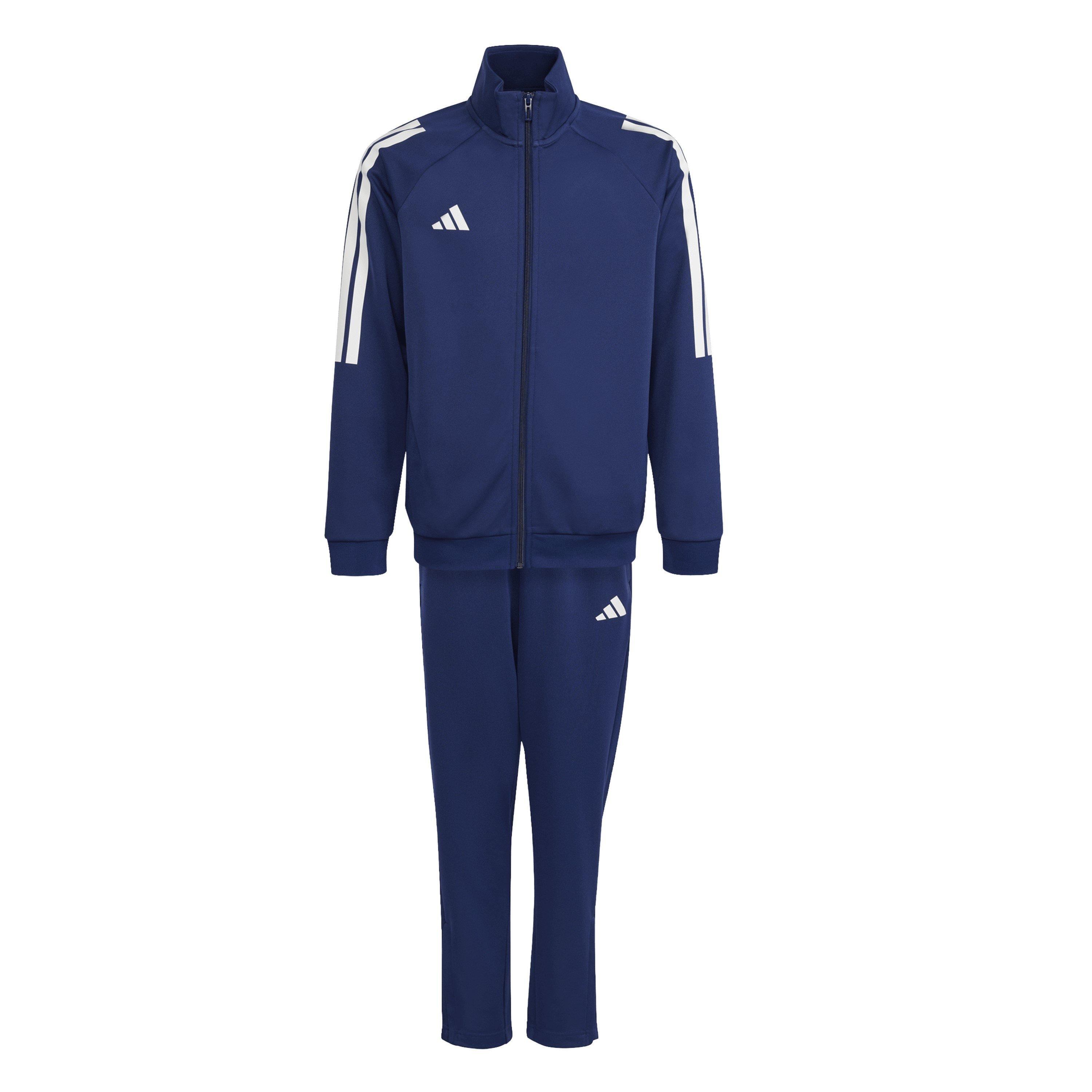 Adidas Boys Essentials Sereno Tracksuit Junior - Navy/White - 13 Years