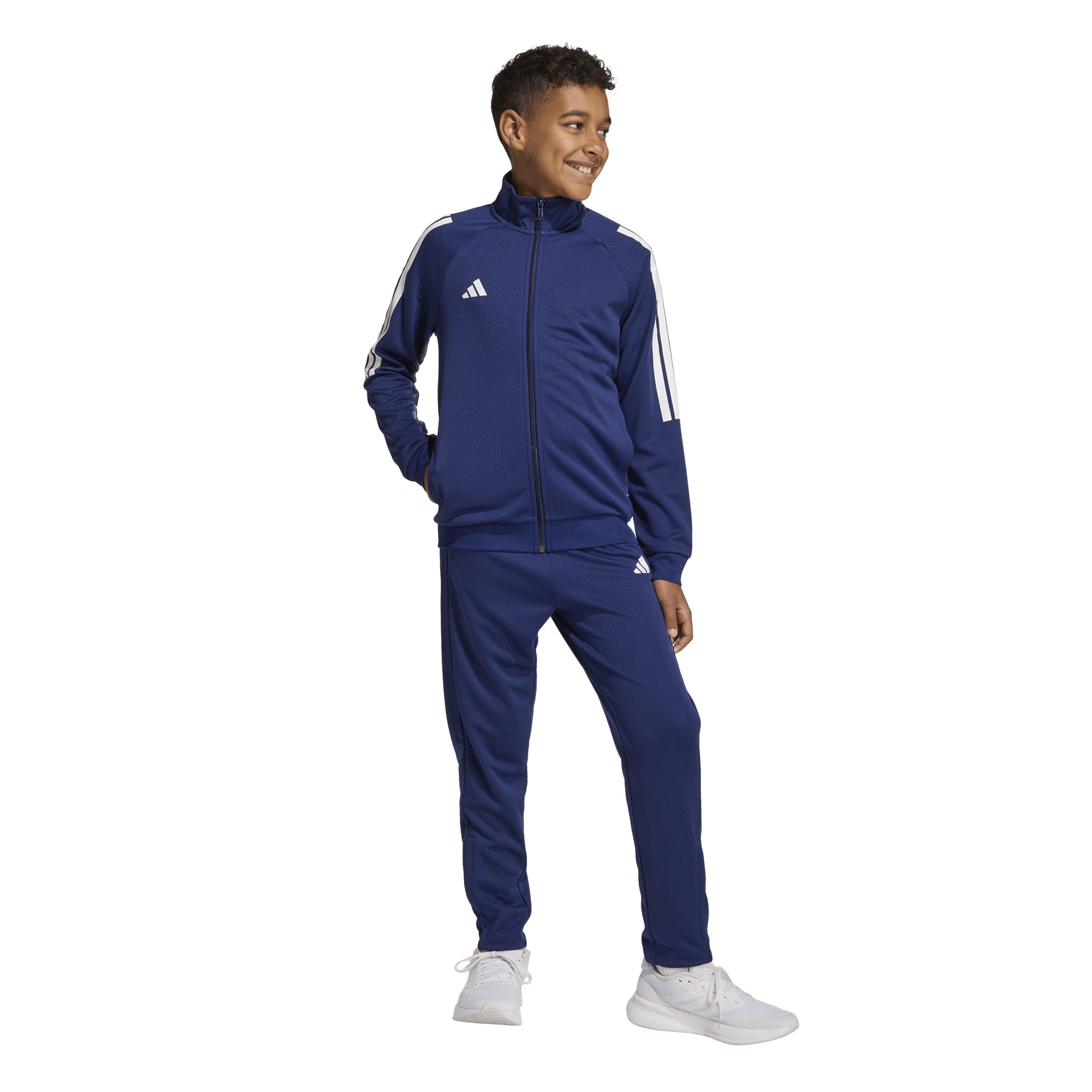 Marineblau/Weiß - adidas - Essentials Sereno Tracksuit Junior Boys - 2