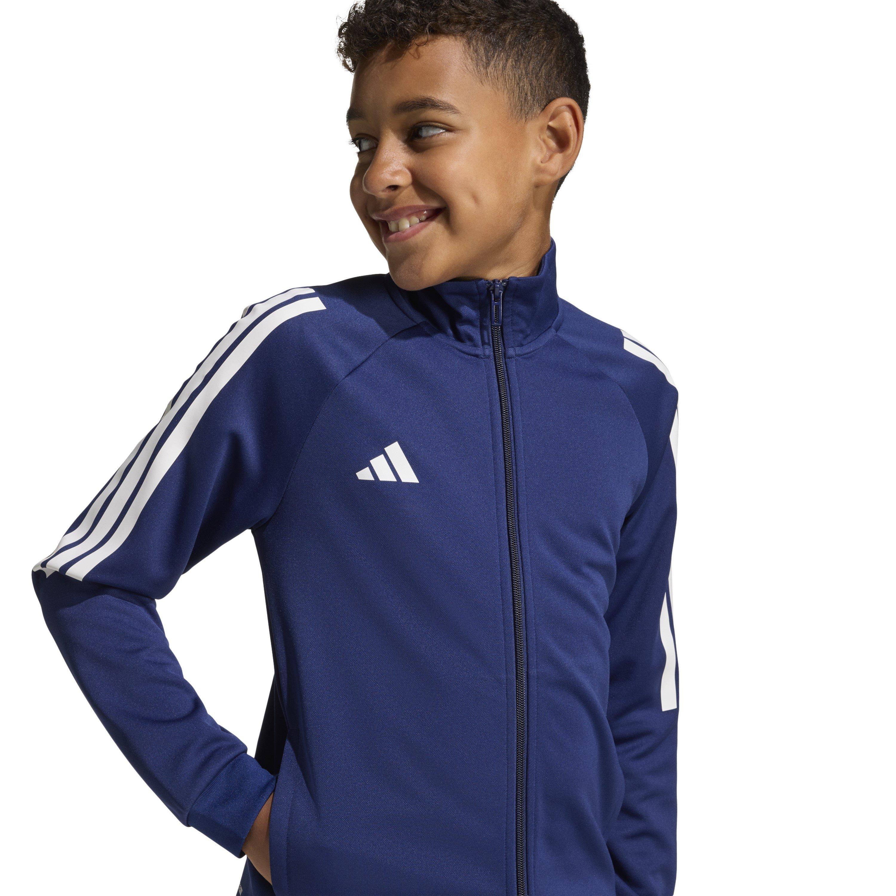 Marineblau/Weiß - adidas - Essentials Sereno Tracksuit Junior Boys - 6