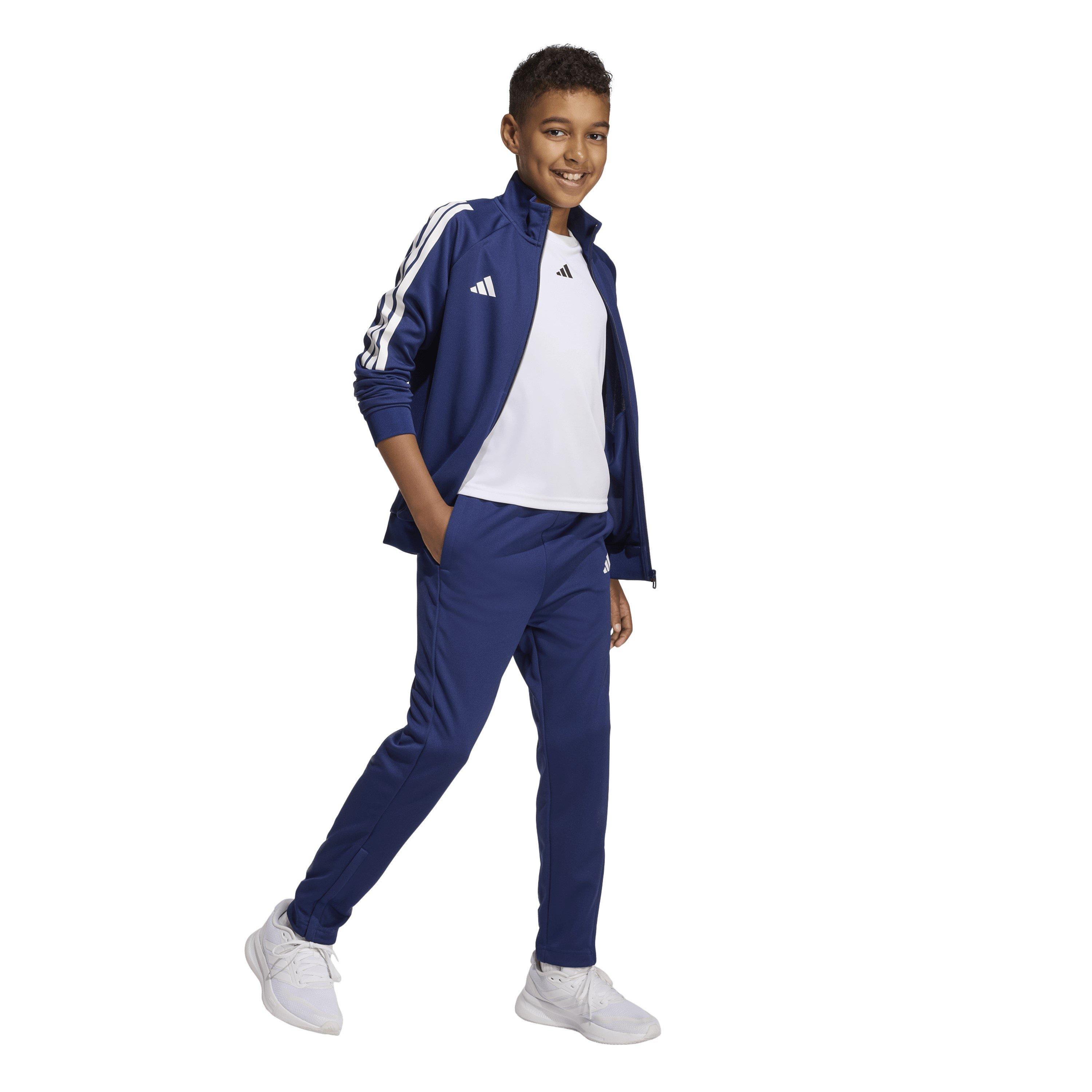 Marineblau/Weiß - adidas - Essentials Sereno Tracksuit Junior Boys - 7