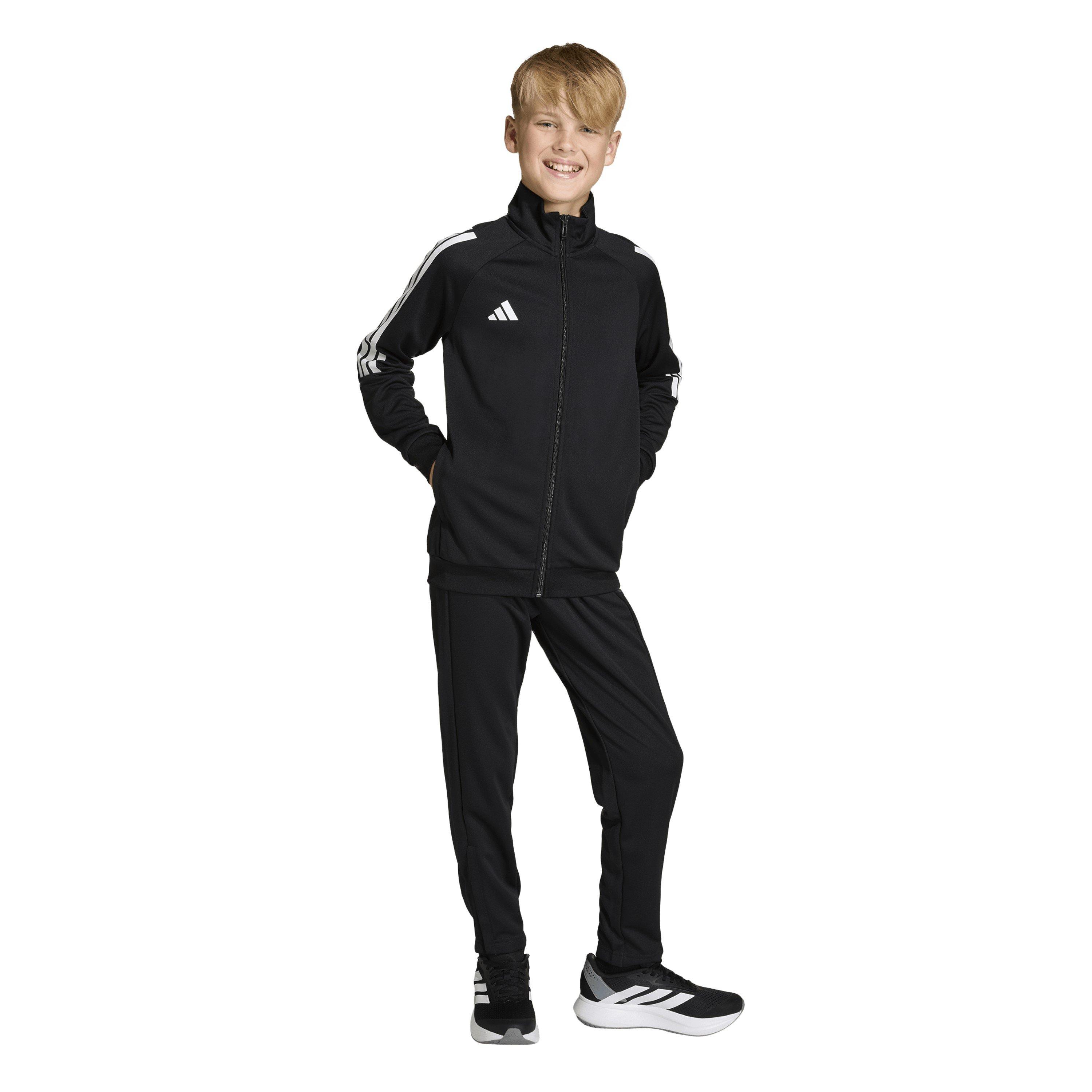 Zwart/Wit - adidas - Essentials Sereno Tracksuit Junior Boys - 4