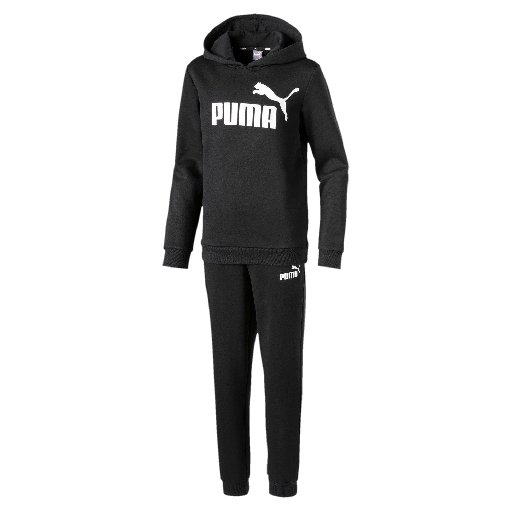Nero/Bianco - Puma - No 1 Logo Hoodie And Joggers Set Junior Boys - 1
