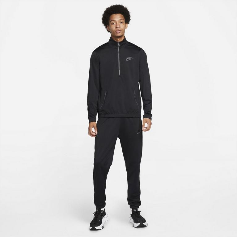 Negro/Gris Oscuro - Nike - Poly-Knit Basic Tracksuit Mens - 1