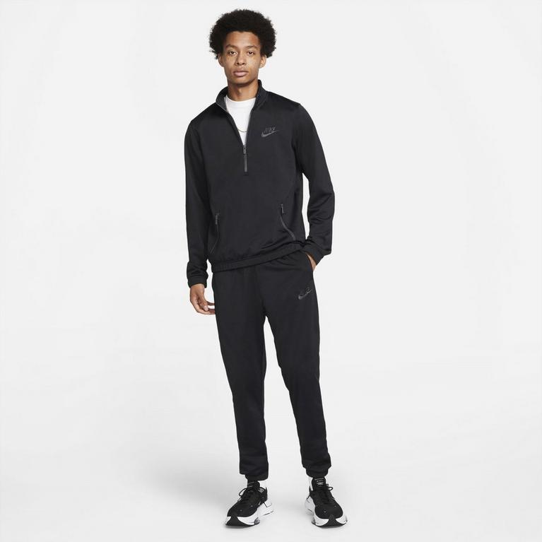 Negro/Gris Oscuro - Nike - Poly-Knit Basic Tracksuit Mens - 8