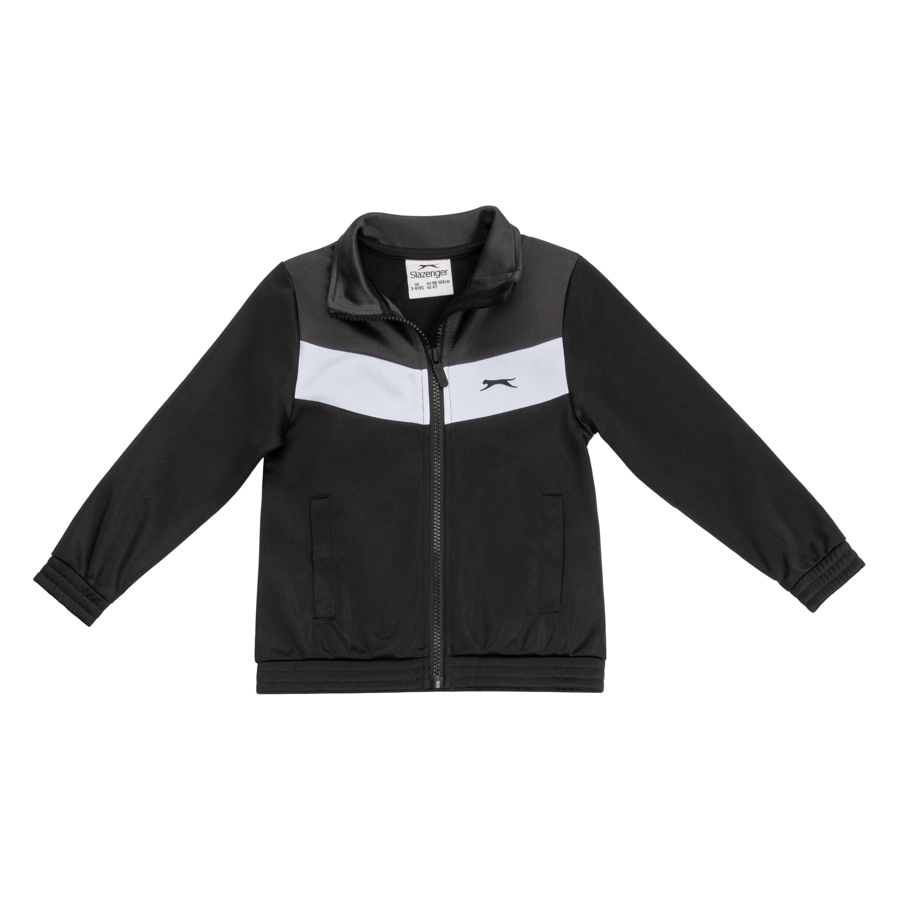 Preto/Carvão/Branco - Slazenger - Polyester Tracksuit Junior - 2