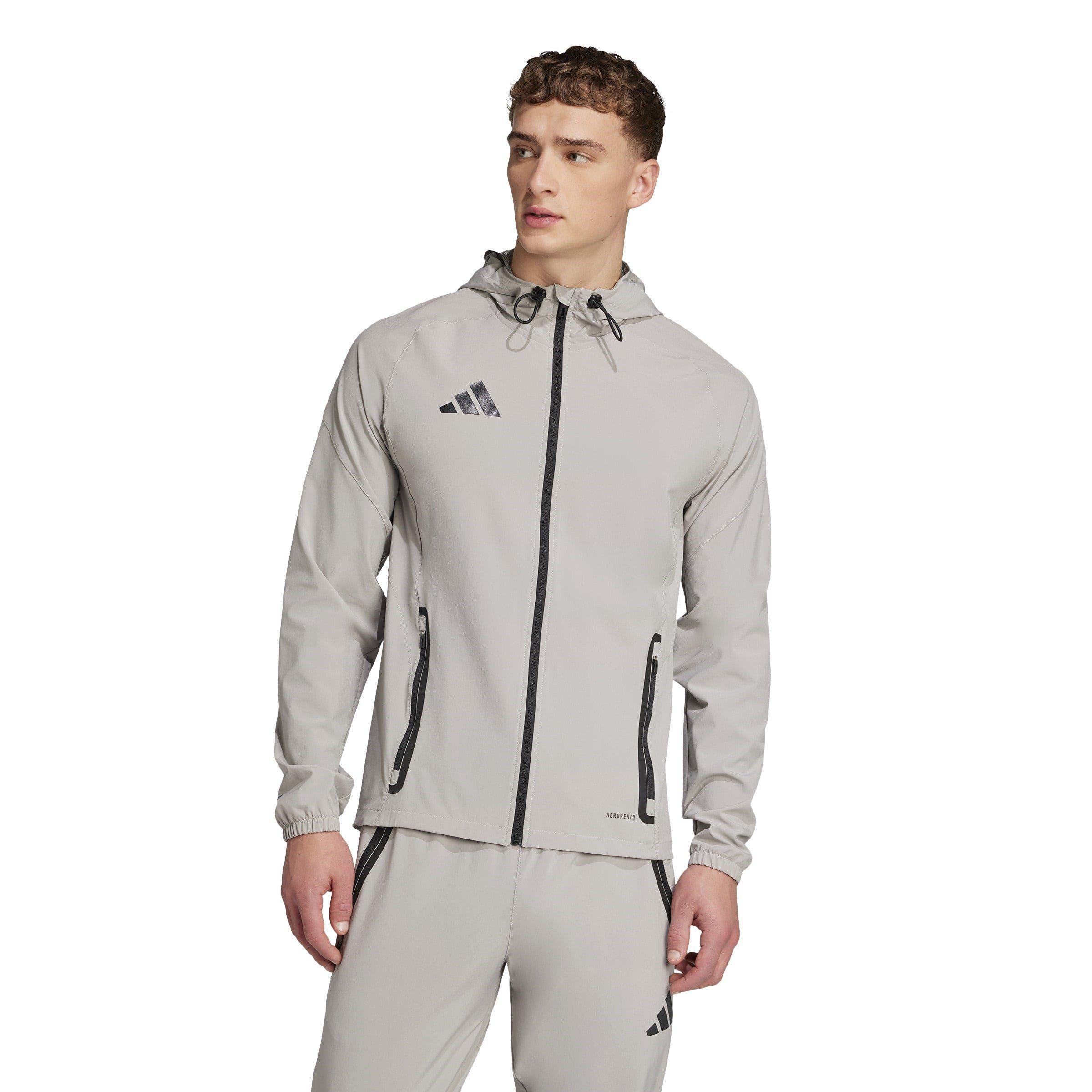 Grey - adidas - Tiro 25 Competition Vis Tech Travel Jacket - 2