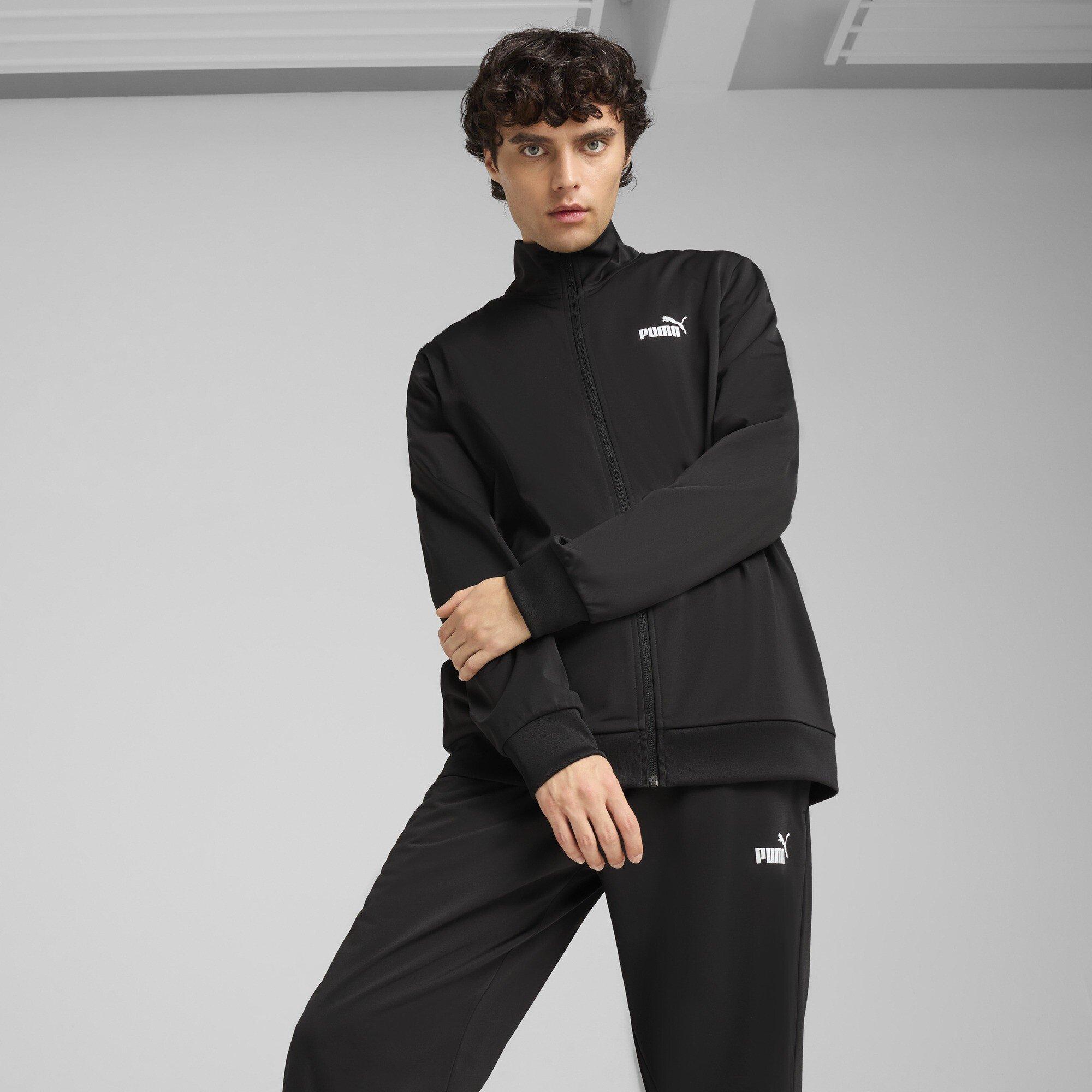 Black - Puma - Puma Ess Poly Suit Cl Tracksuit Mens - 6