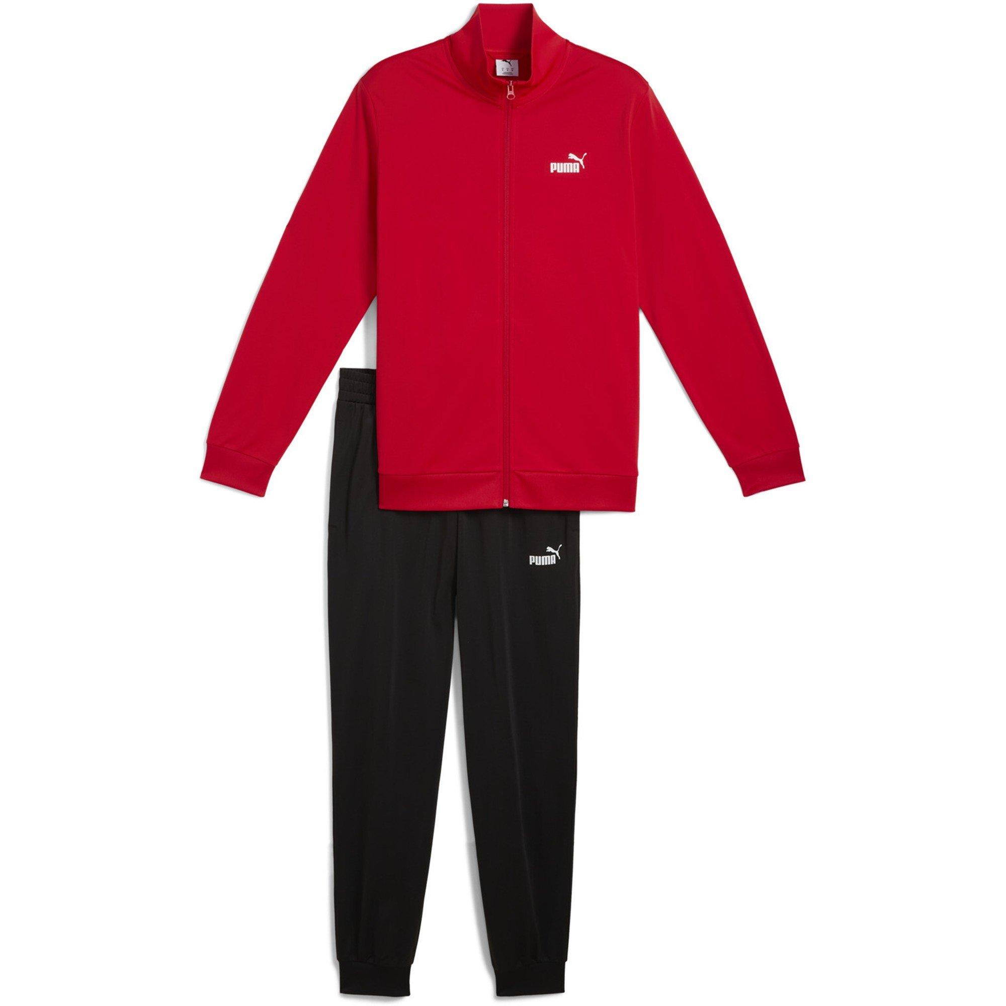 Red - Puma - Puma Ess Poly Suit Cl Tracksuit Mens - 1