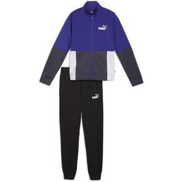 Puma Colourblock Tracksuit Childrens