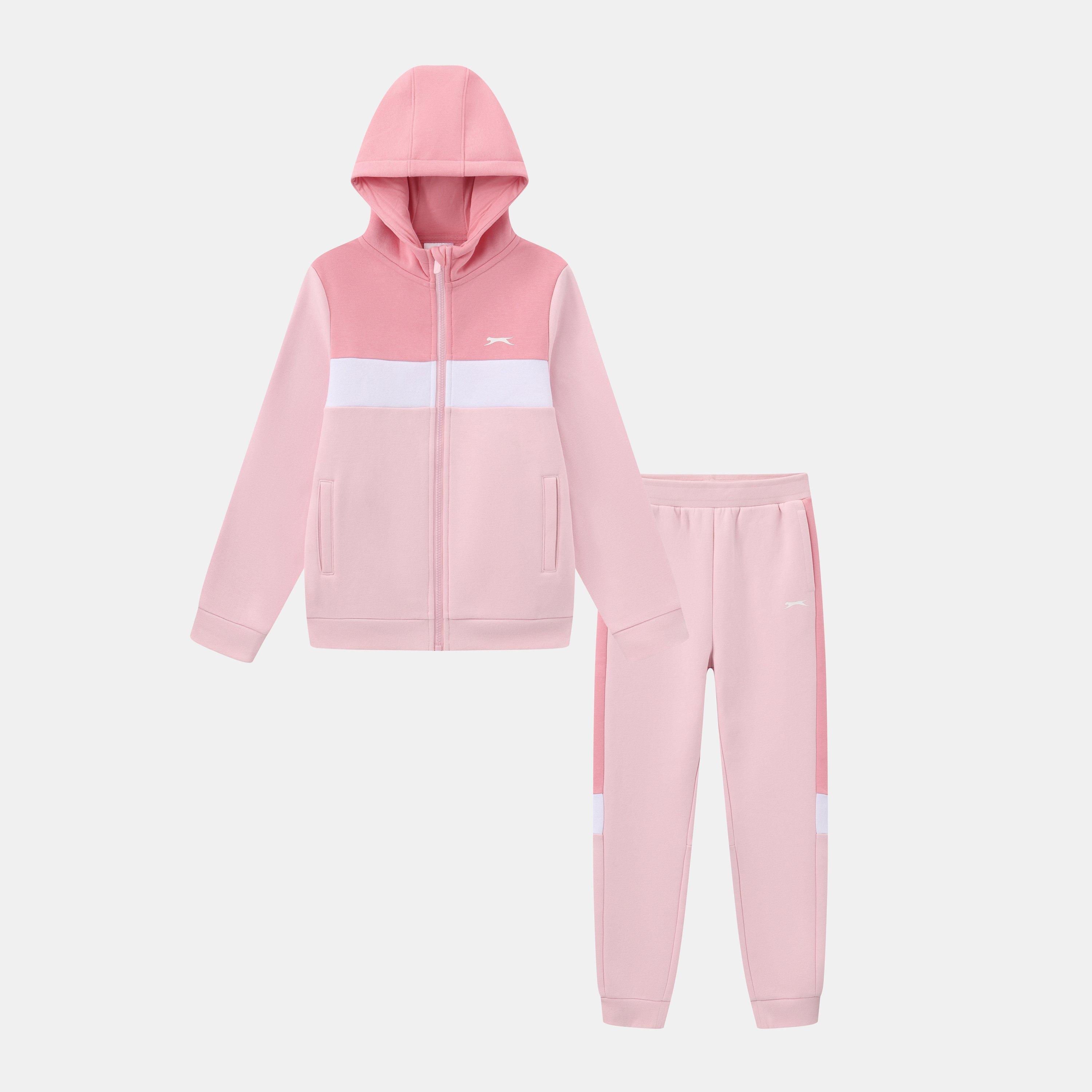 Slazenger Fleece Full Zip Track Suit Junior