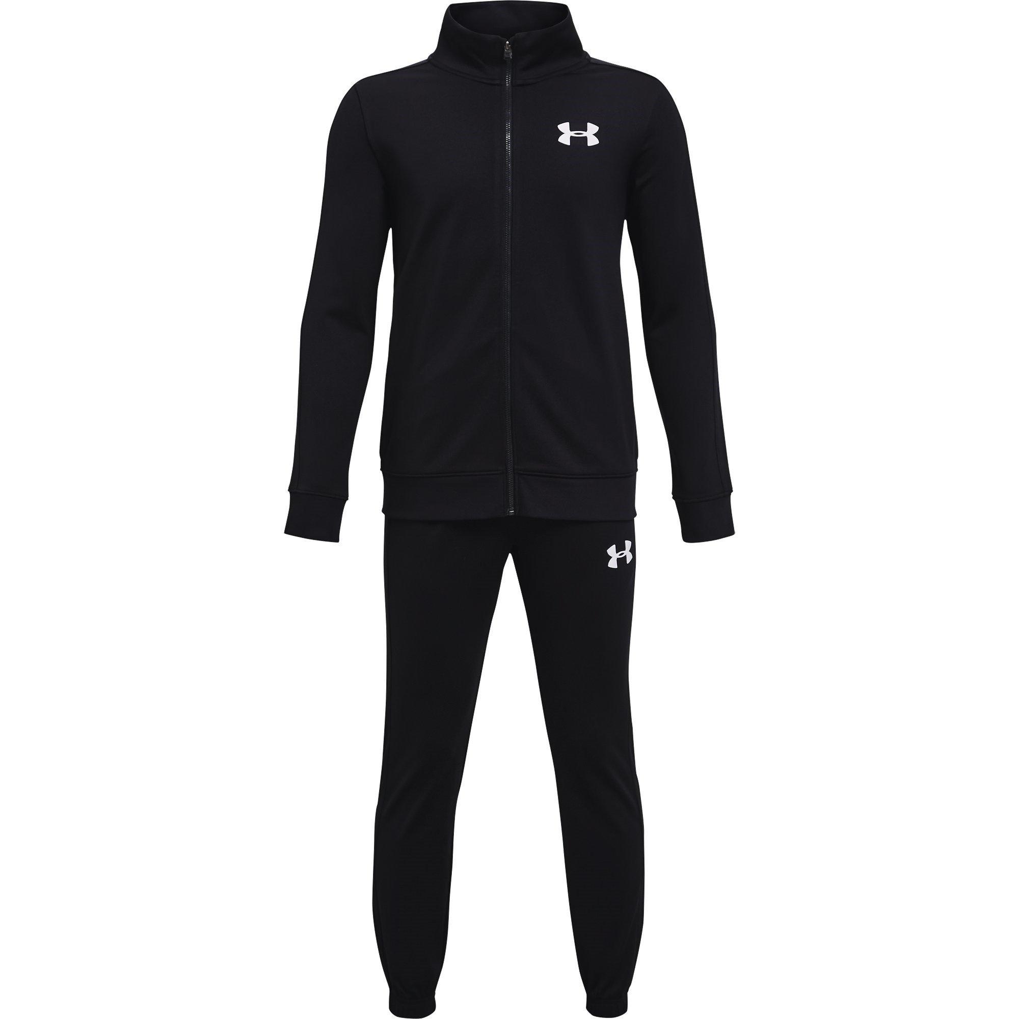 Black/White - Under Armour - Under Armour UA Rival Knit Tracksuit Boys - 1