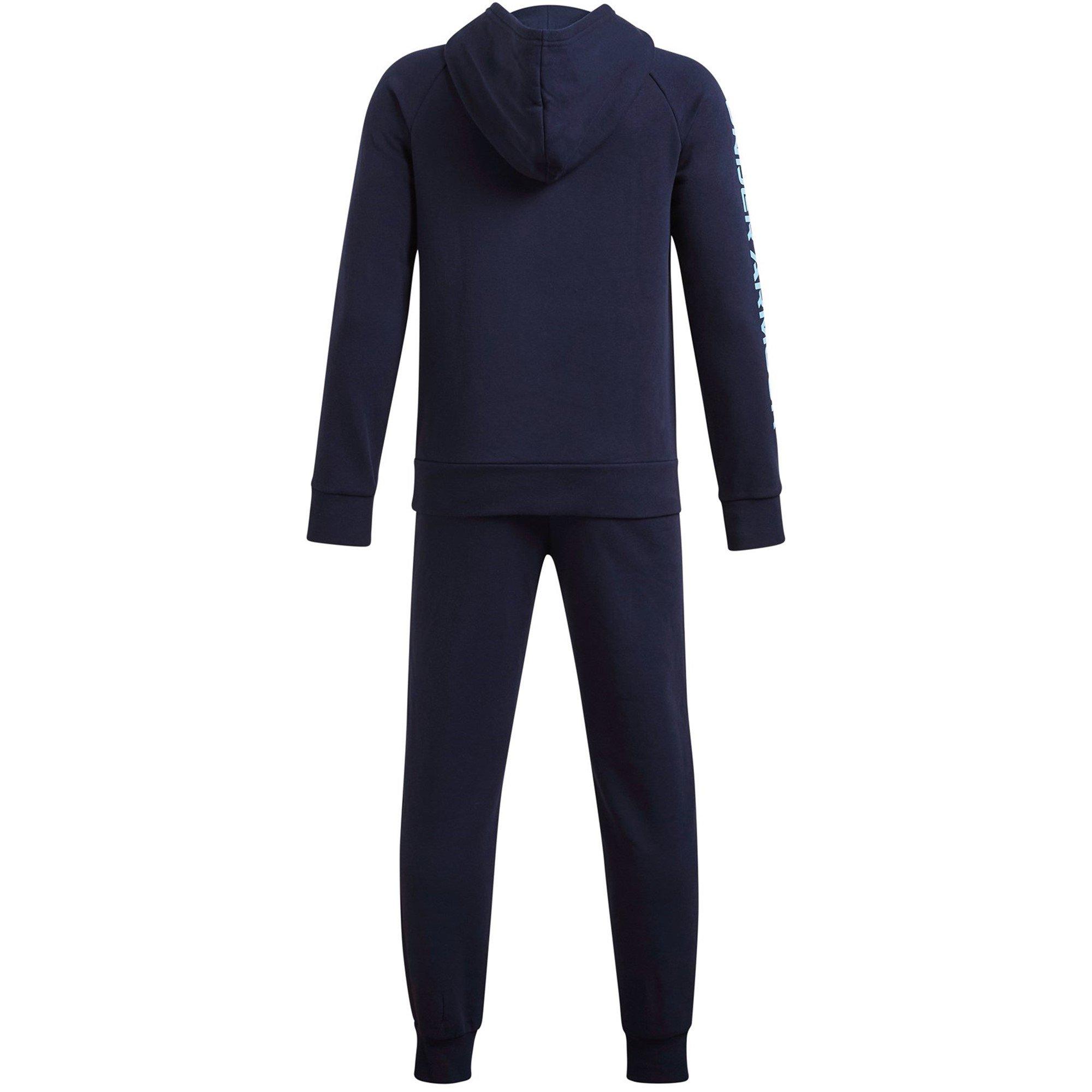 Azul - Under Armour - Ua Rival Fleece Suit Tracksuit Boys - 3