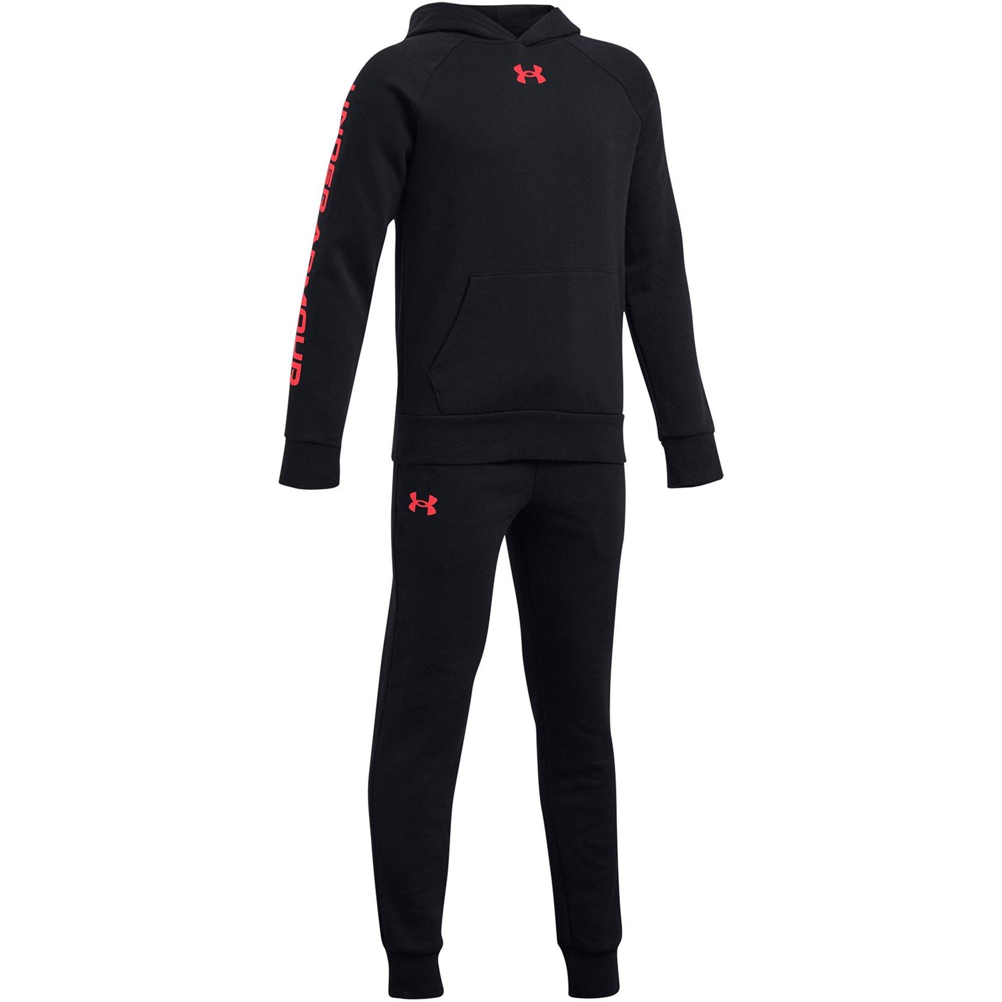 Schwarz - Under Armour - Ua Rival Fleece Suit Tracksuit Boys - 2