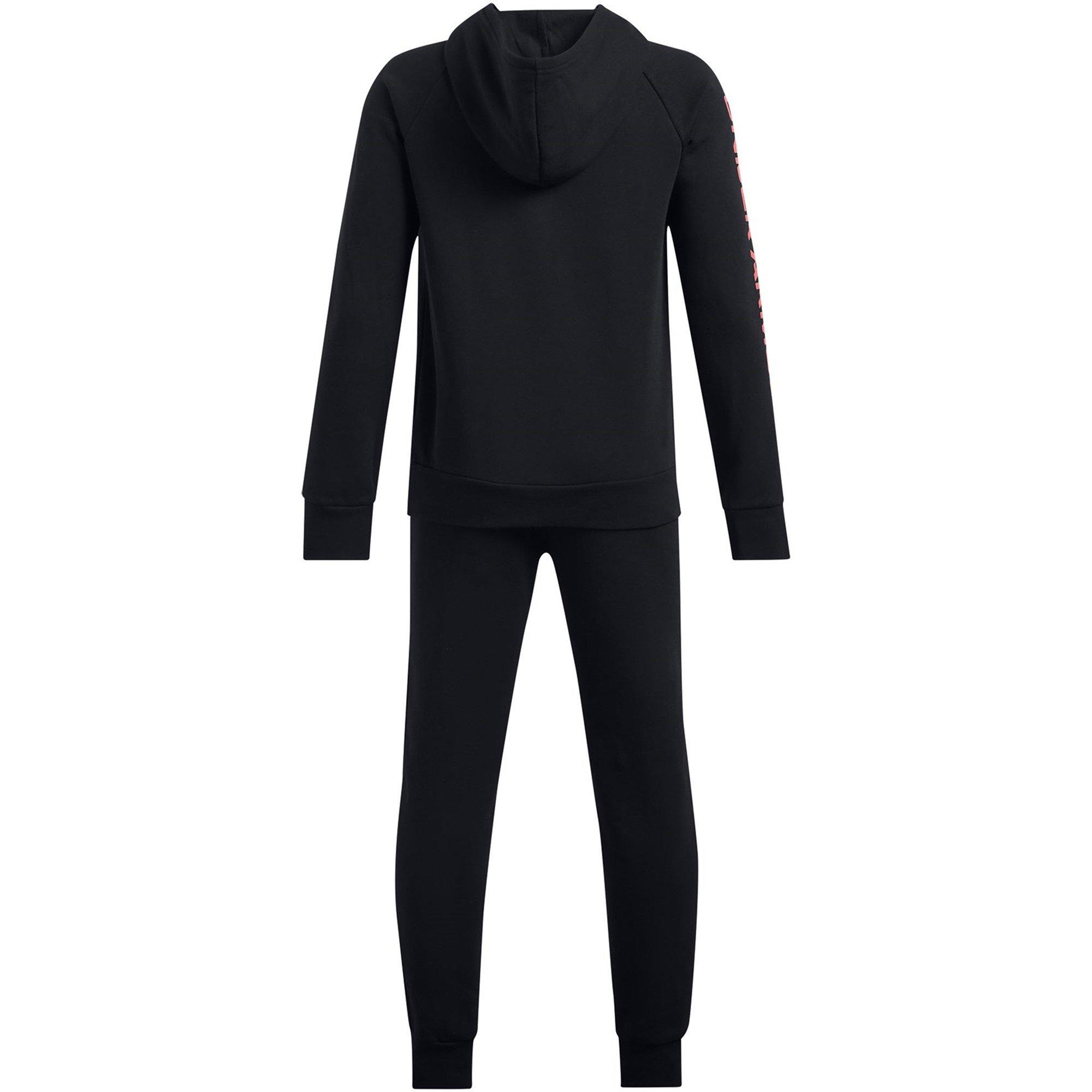Schwarz - Under Armour - Ua Rival Fleece Suit Tracksuit Boys - 3