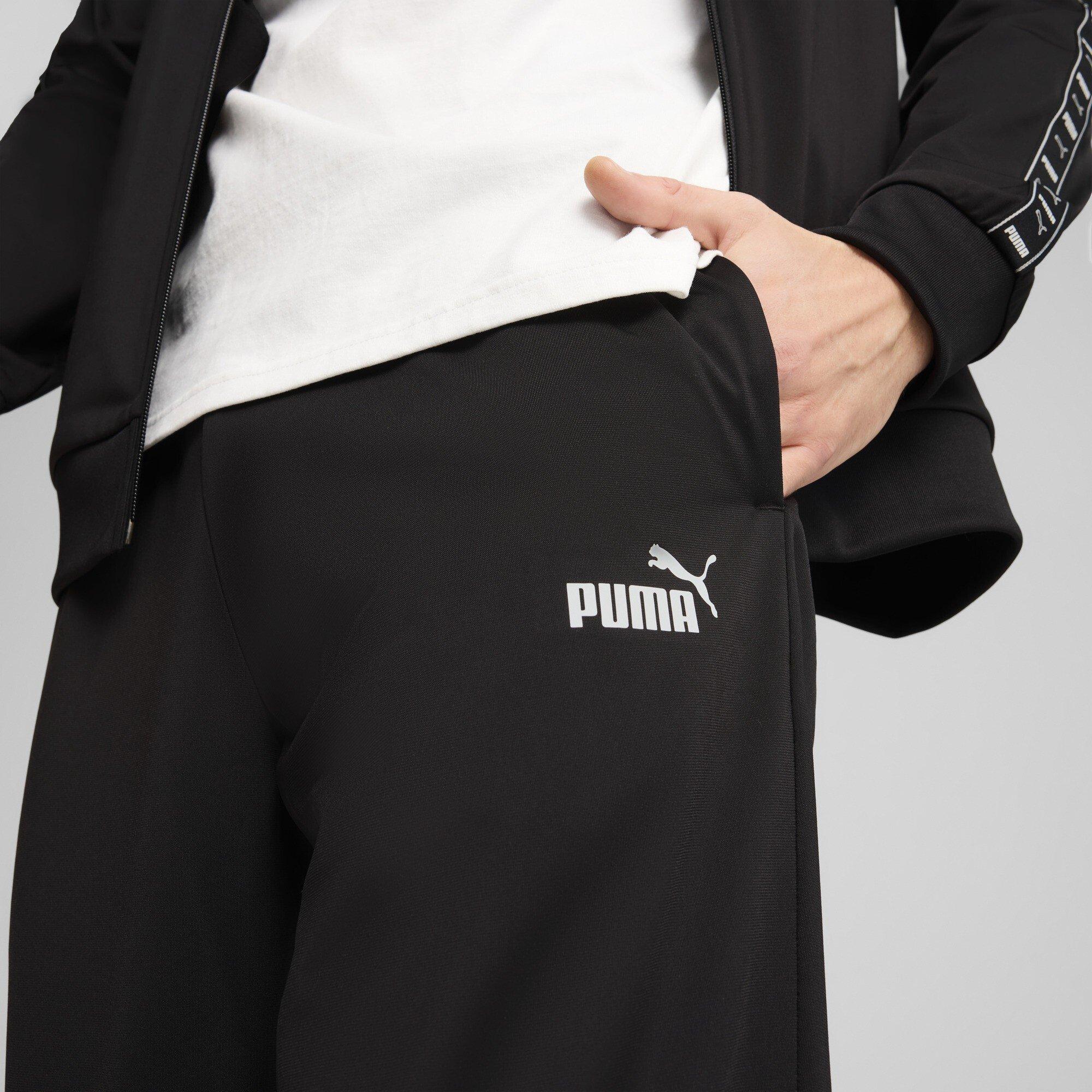 Black - Puma - Men's Poly Tape Suit Full Tracksuit - 7