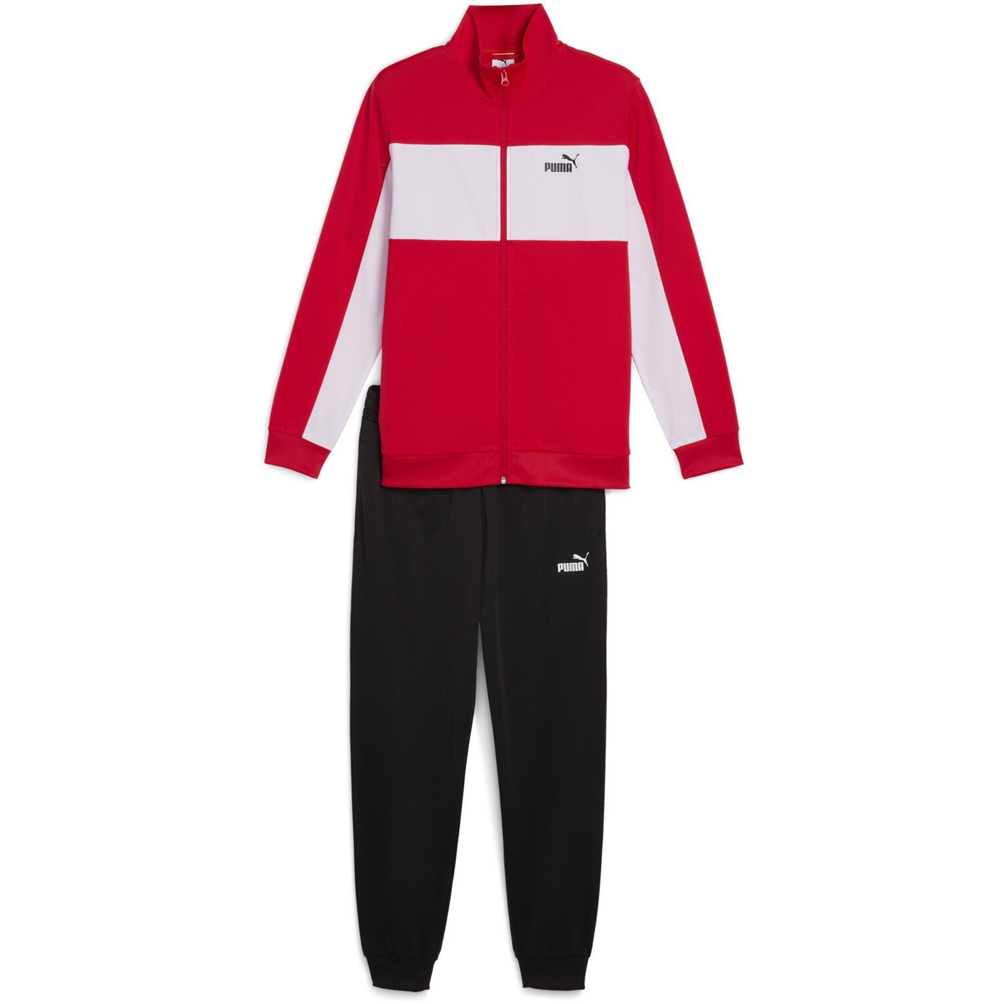 Rood - Puma - Men's Colorblock Suit Poly Tracksuit - 1
