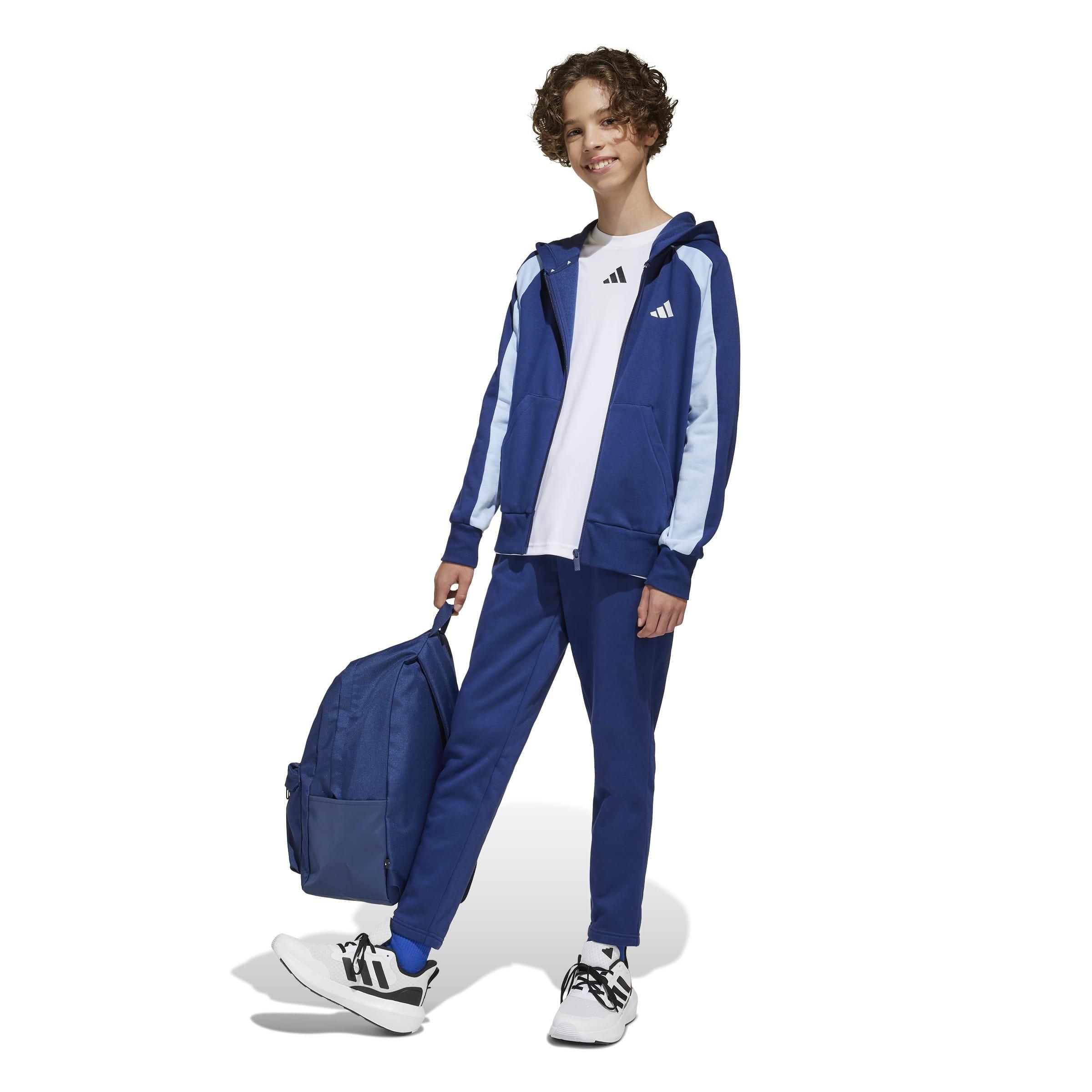 Blau/Weiß - adidas - Kids' Woven Tracksuit - 6