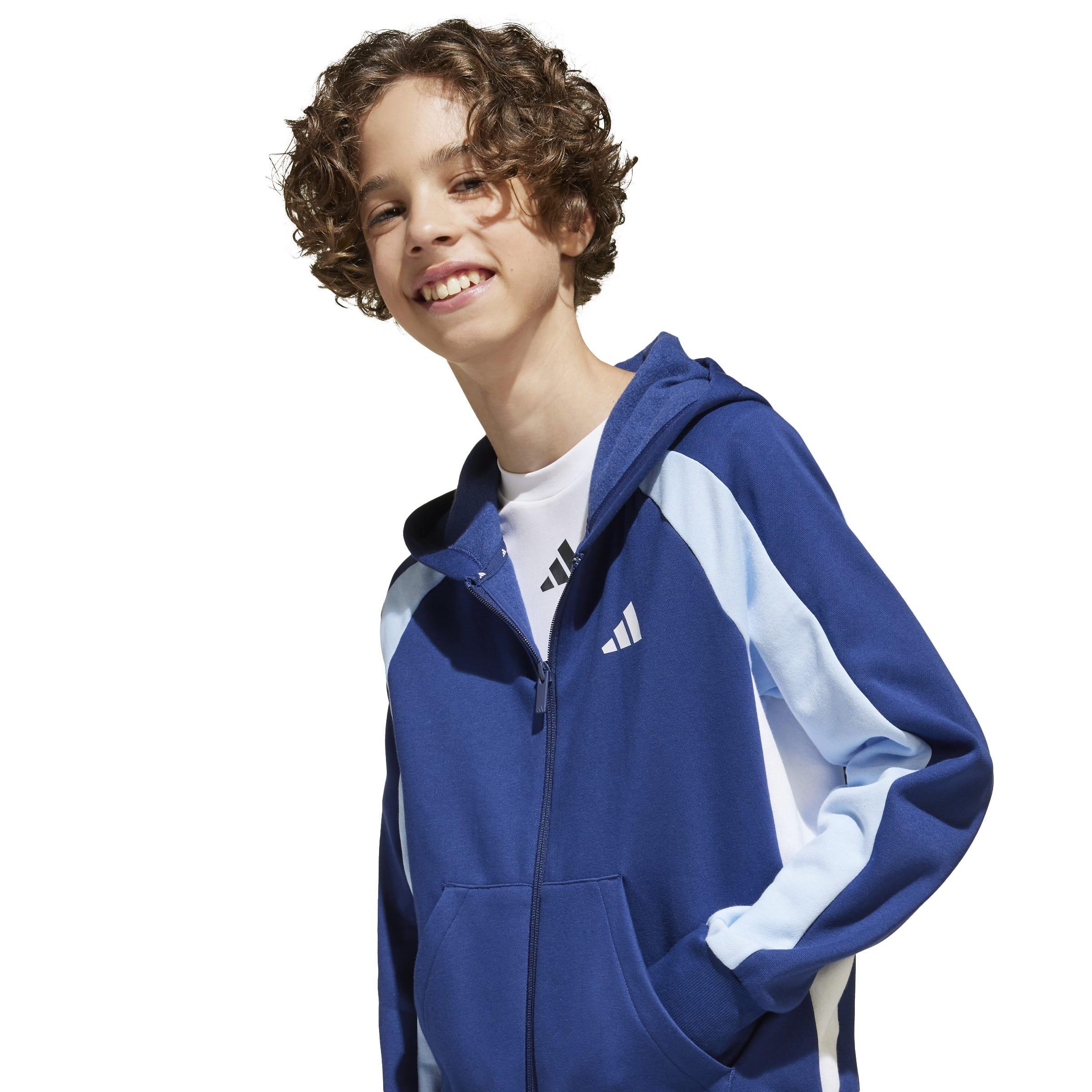 Blau/Weiß - adidas - Kids' Woven Tracksuit - 10
