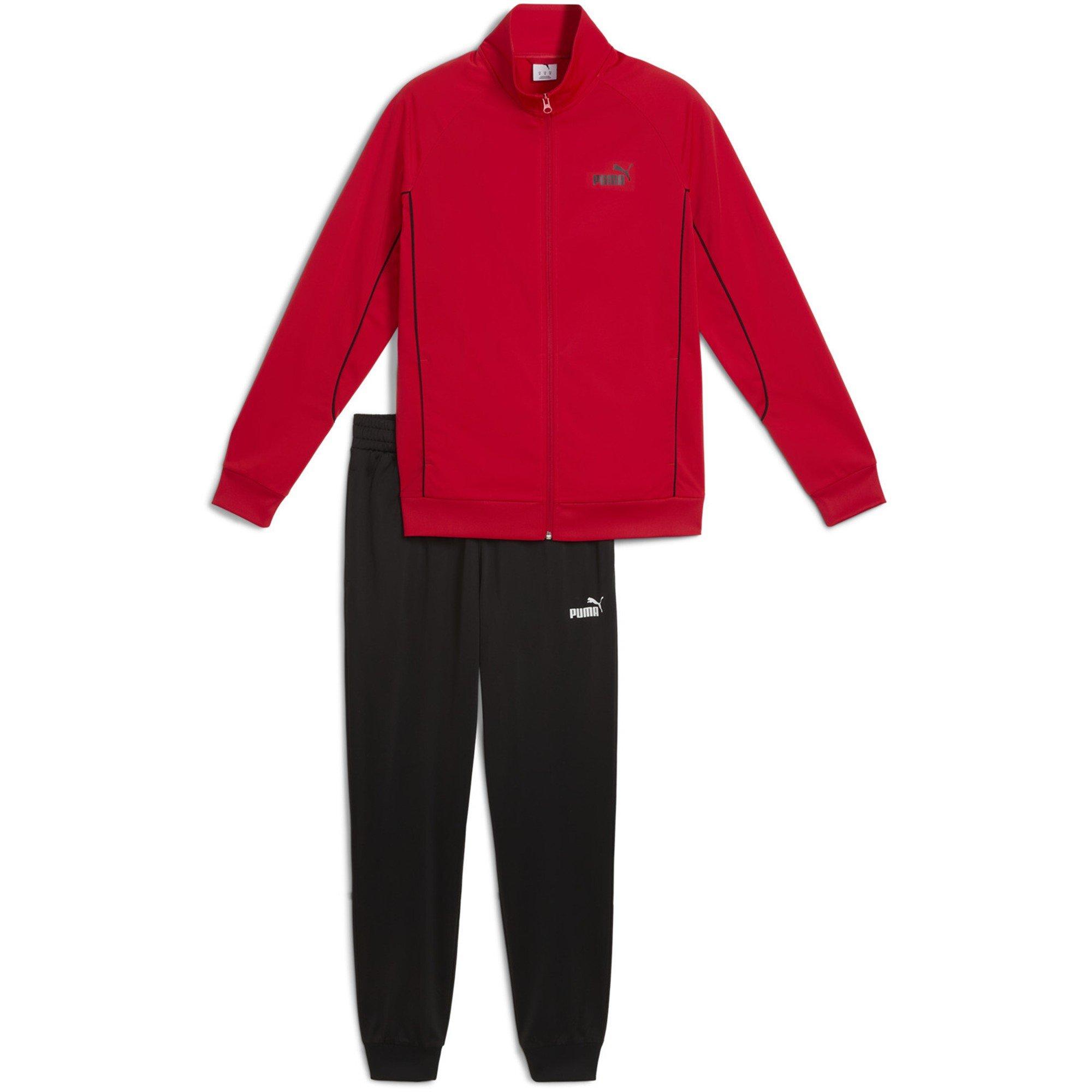 Vermelho - Puma - Men's Piping Poly Full Tracksuit - 1