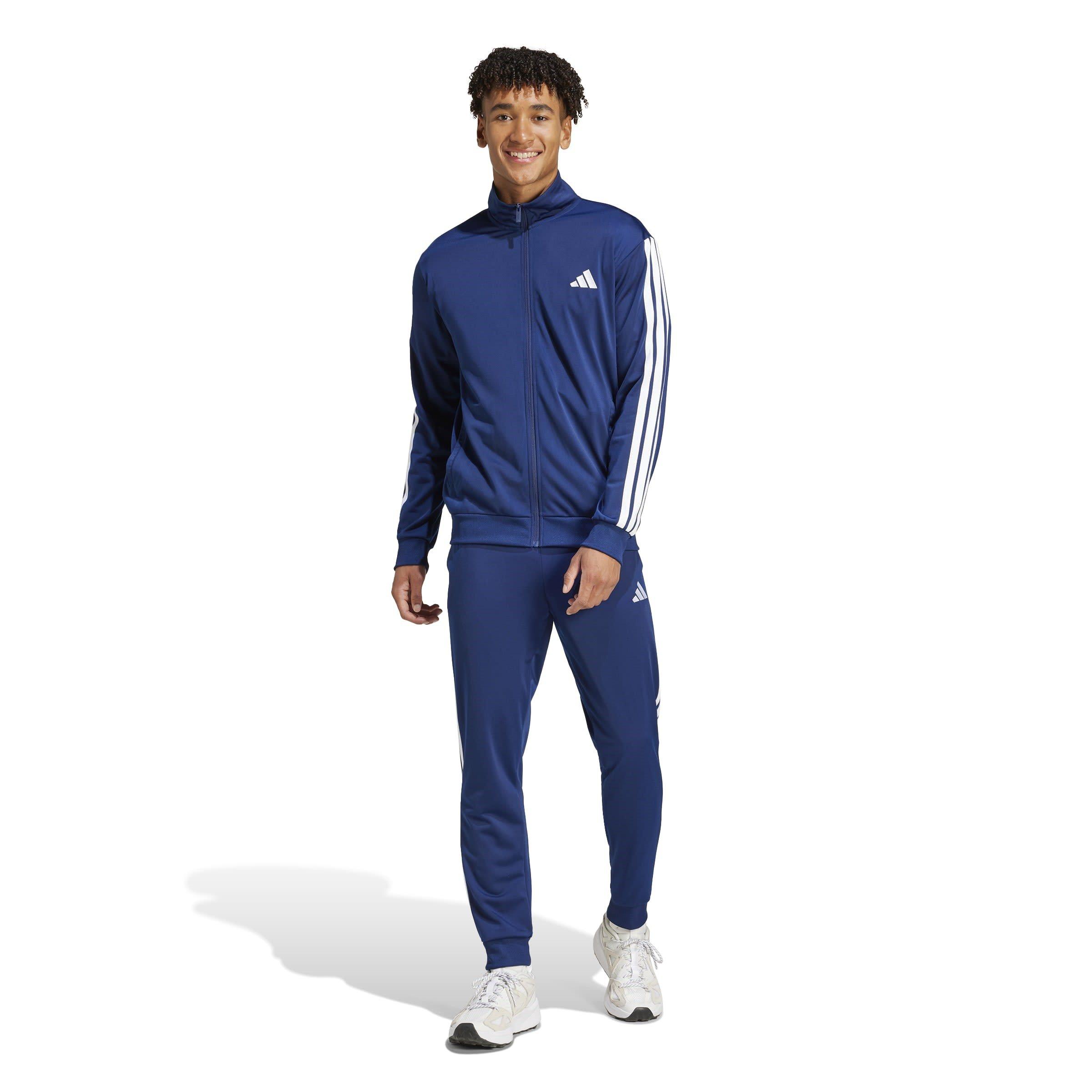 Dark Blue - adidas - 3-Stripes Tricot Tracksuit Mens - 2