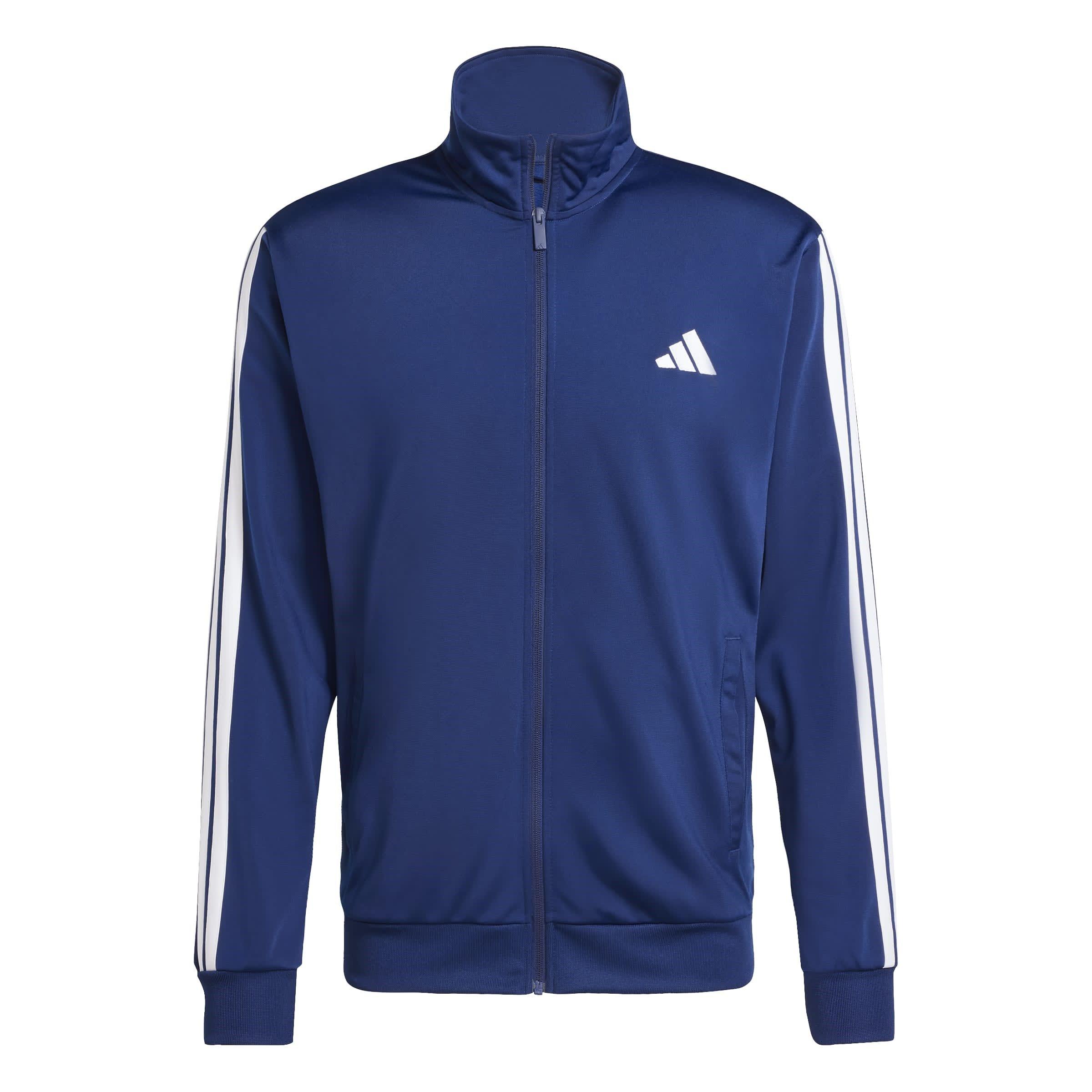 Dark Blue - adidas - 3-Stripes Tricot Tracksuit Mens - 4