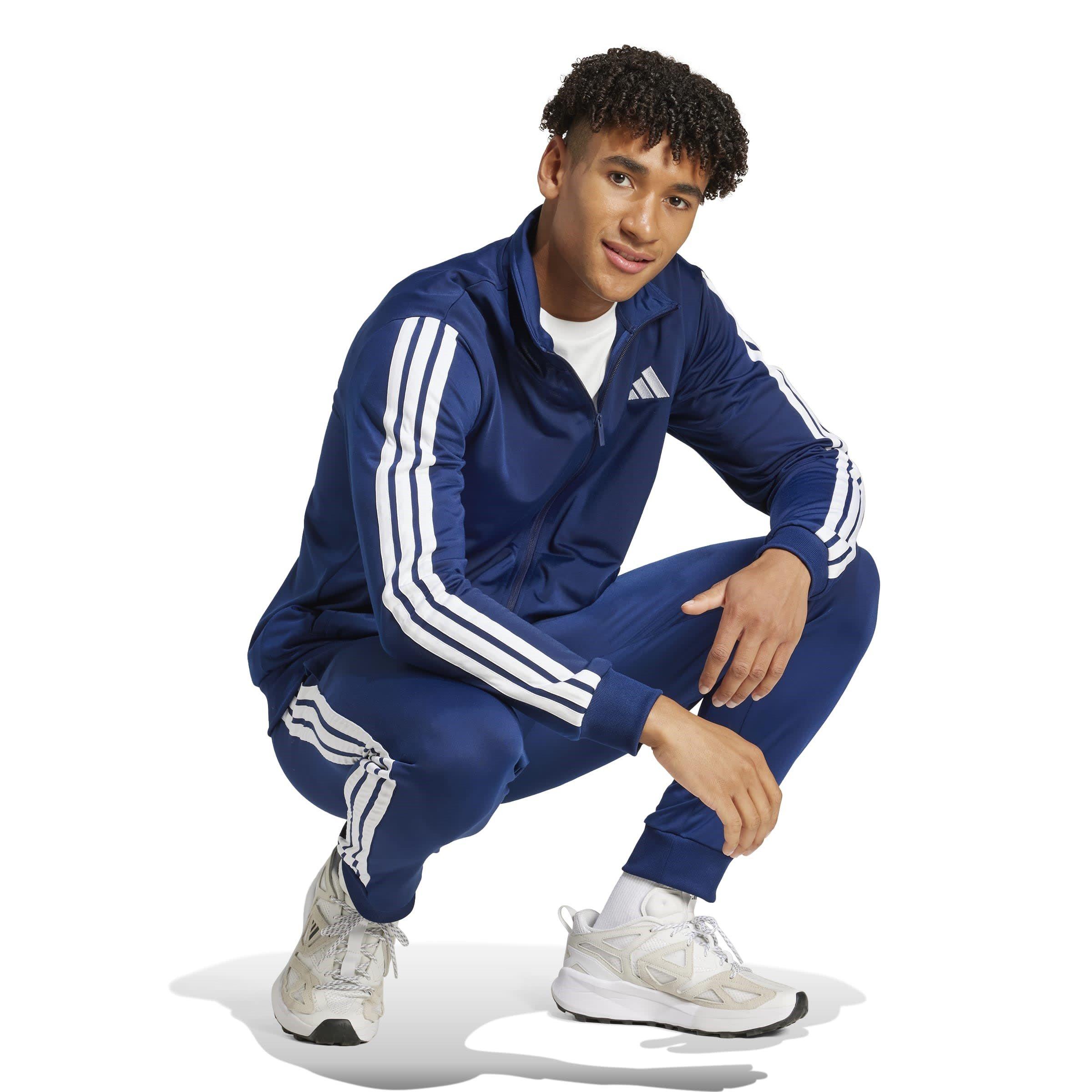 Dark Blue - adidas - 3-Stripes Tricot Tracksuit Mens - 7
