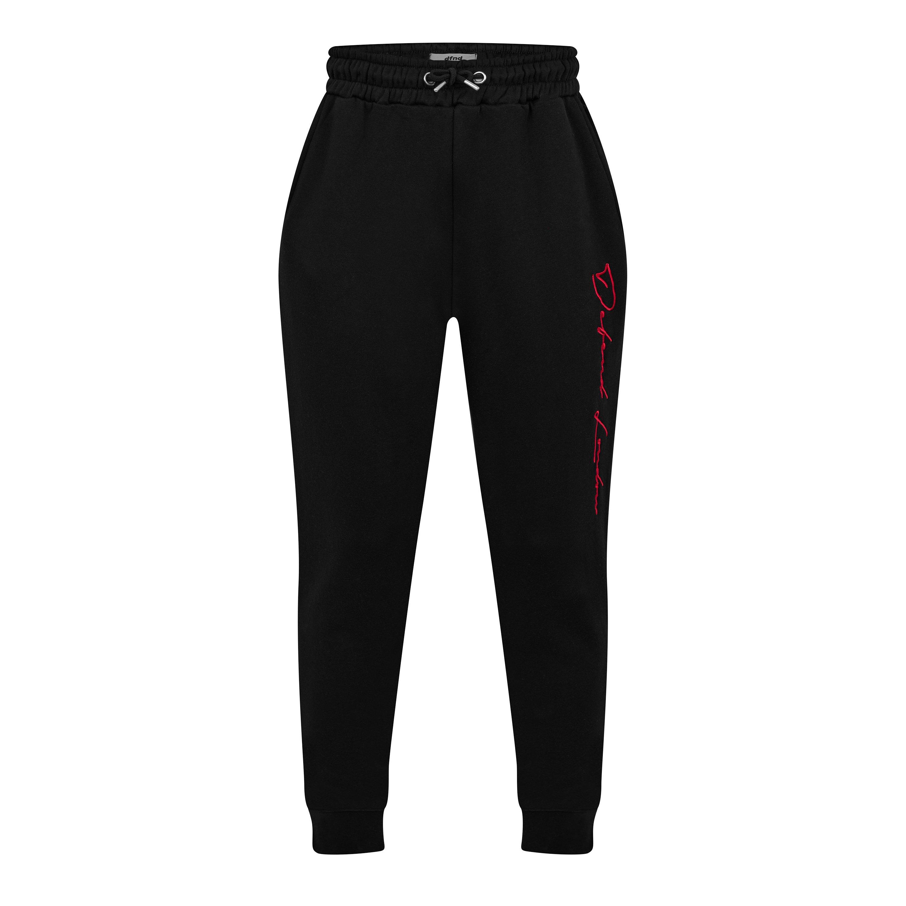 Black/Red - DFND London - Men's Fleece Tracksuits - 3