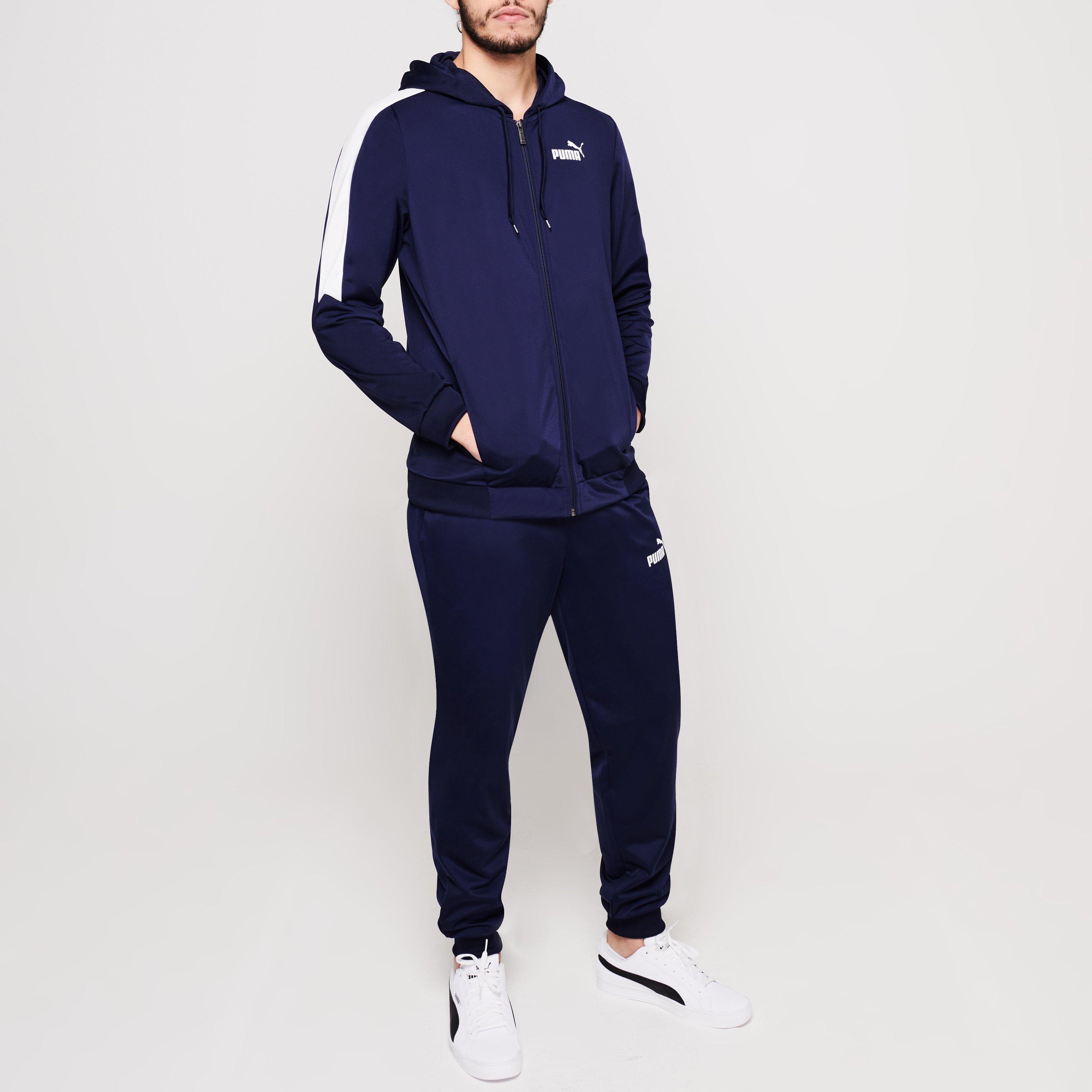 Navy/White - Puma - Track Suit - 2