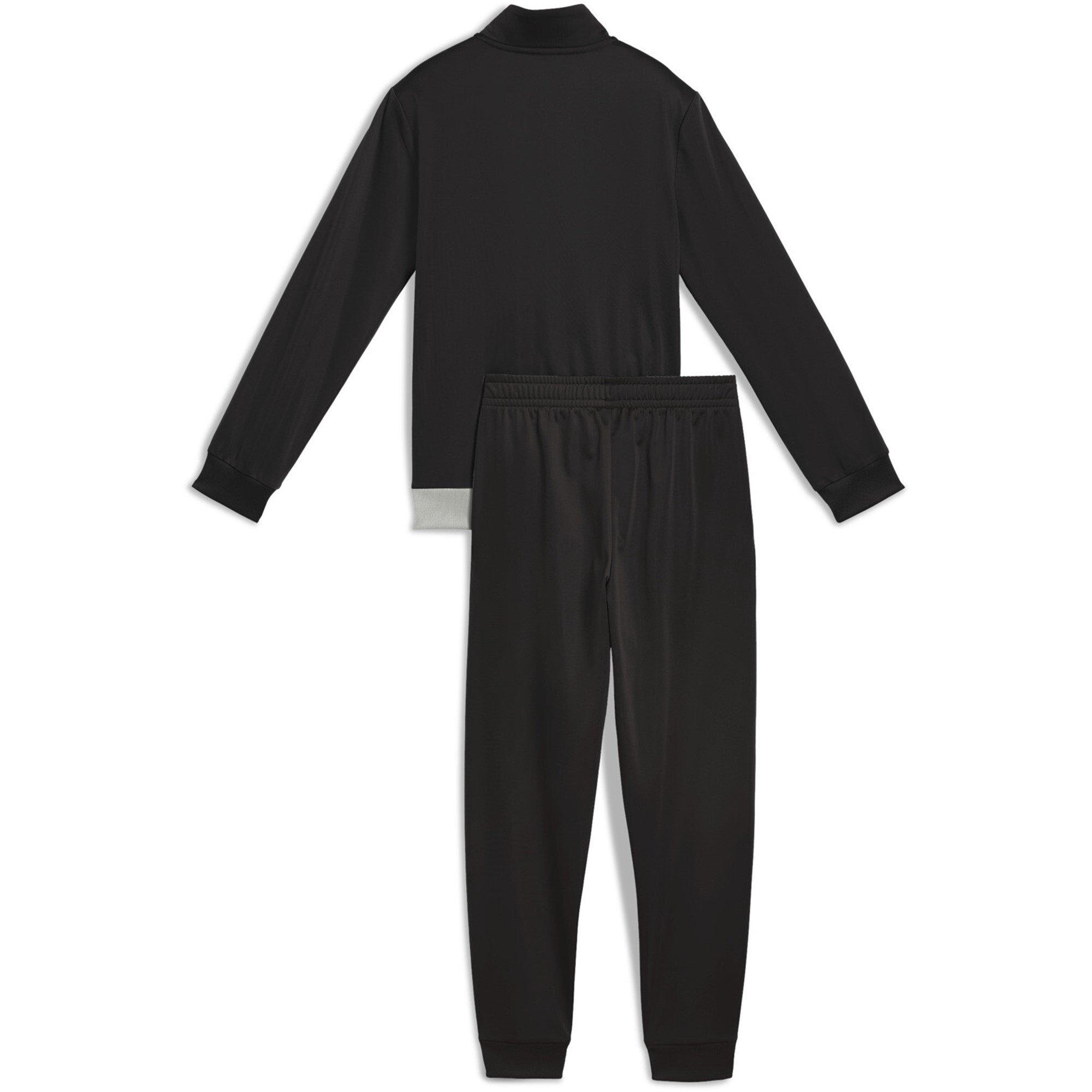 Black/Grey - Puma - Colour Block Poly Tracksuit Junior - 2