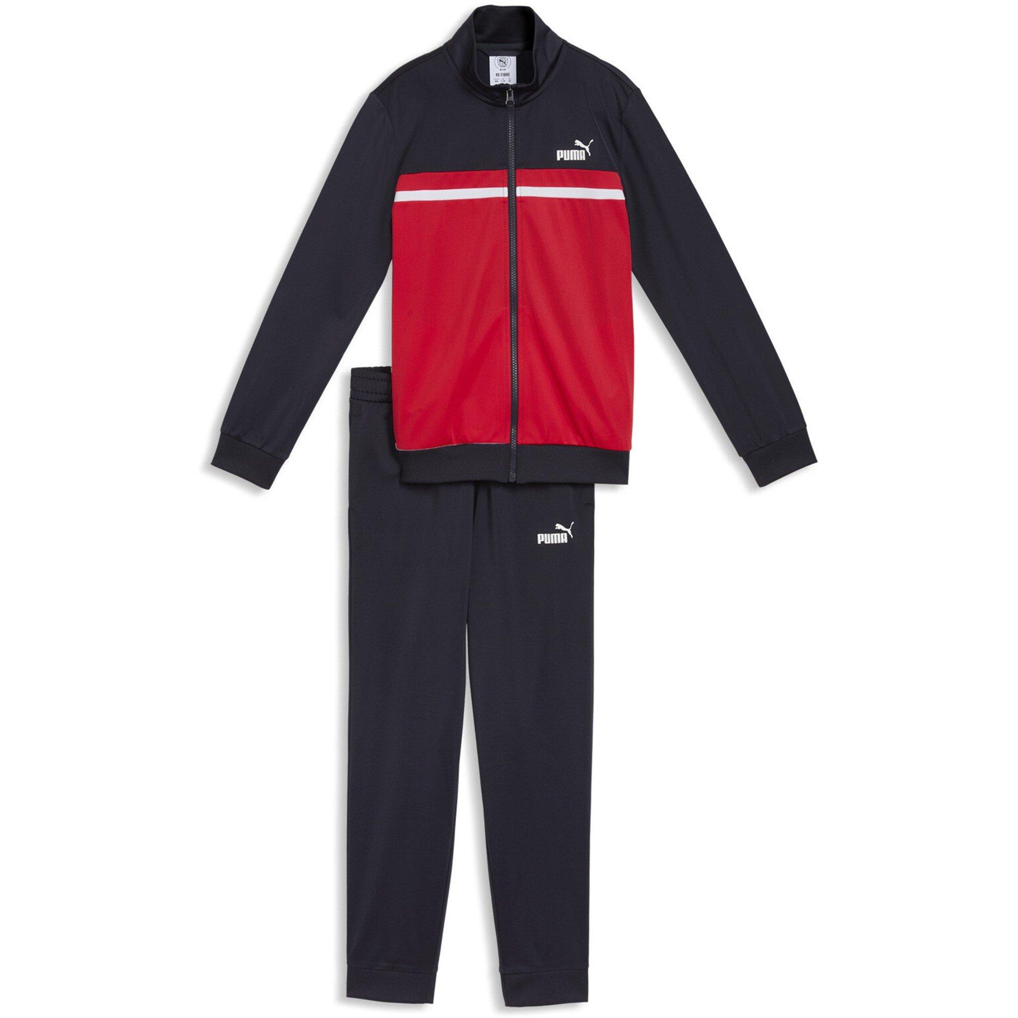 Puma Colour Block Poly Tracksuit Junior