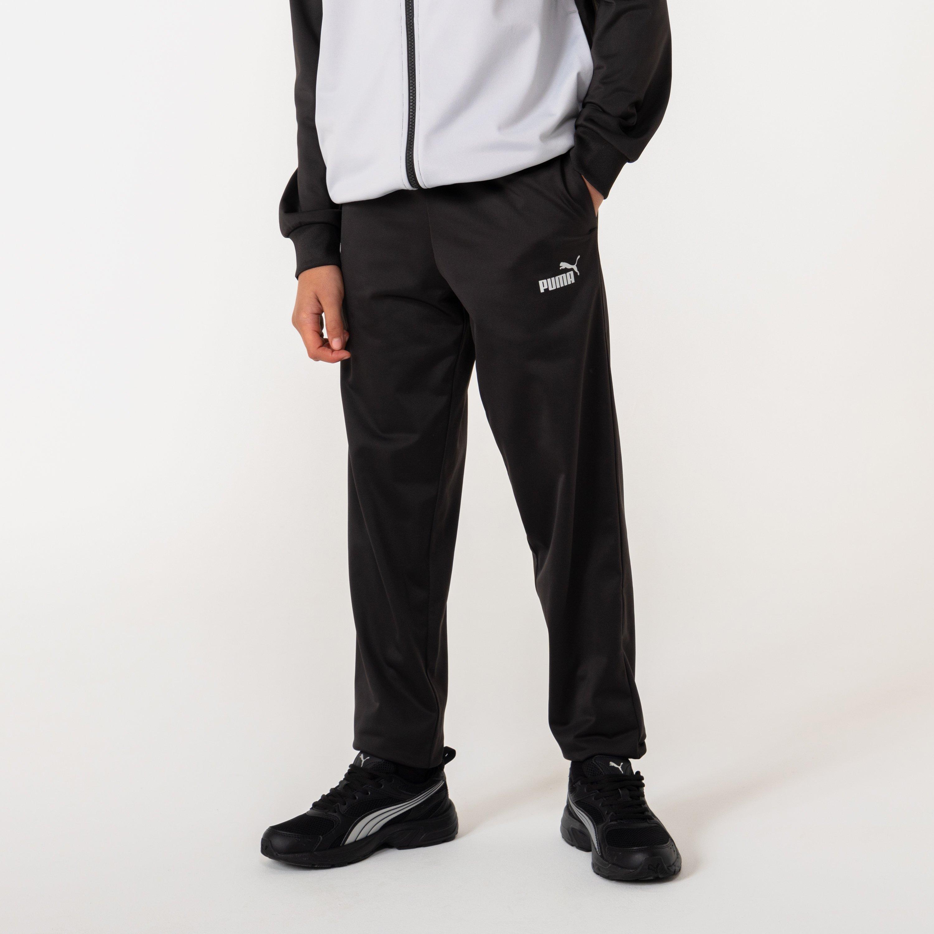 Black/Grey - Puma - Colour Block Poly Tracksuit Junior - 5