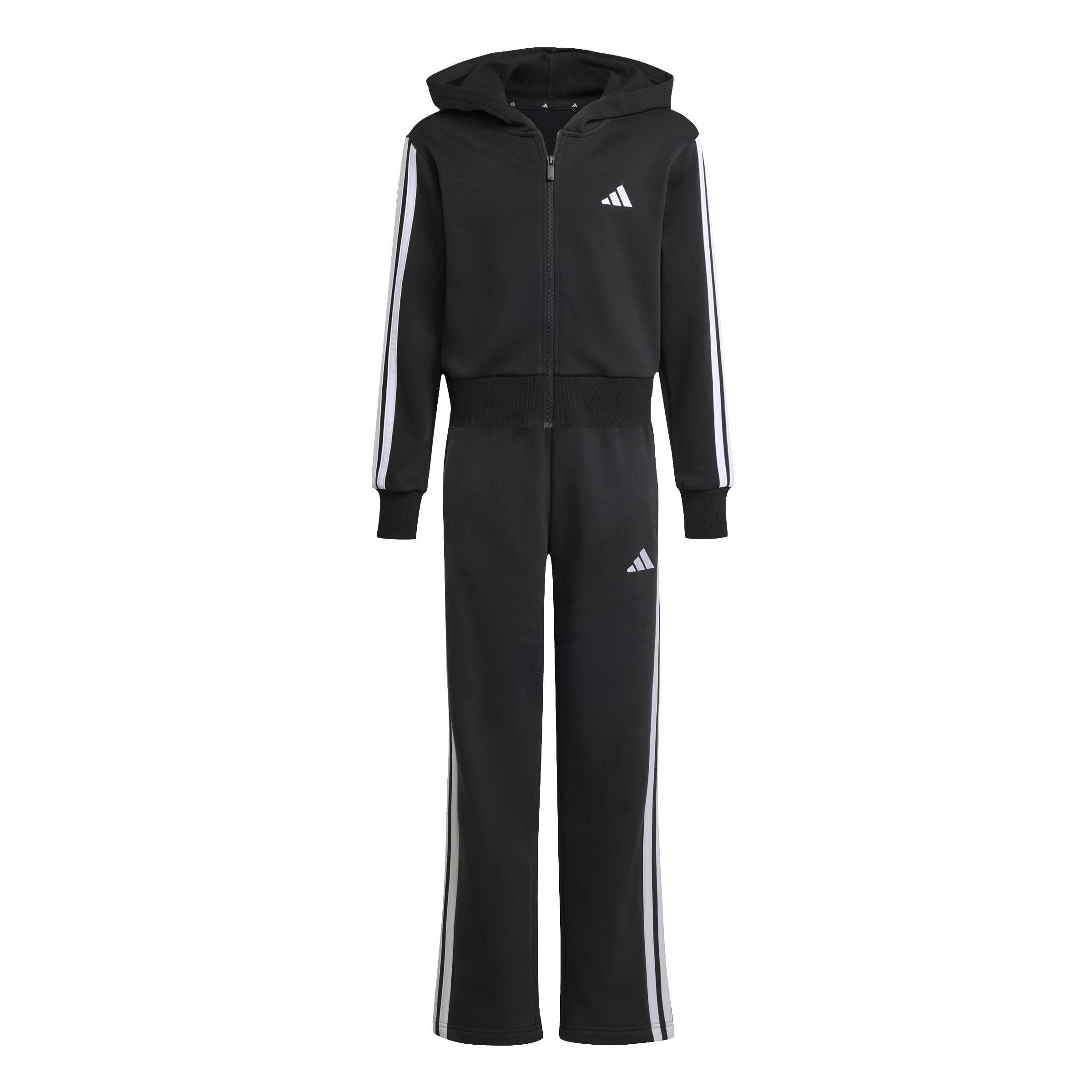 Adidas Girls Essentials Tracksuit Set Juniors - Black - 13 Years