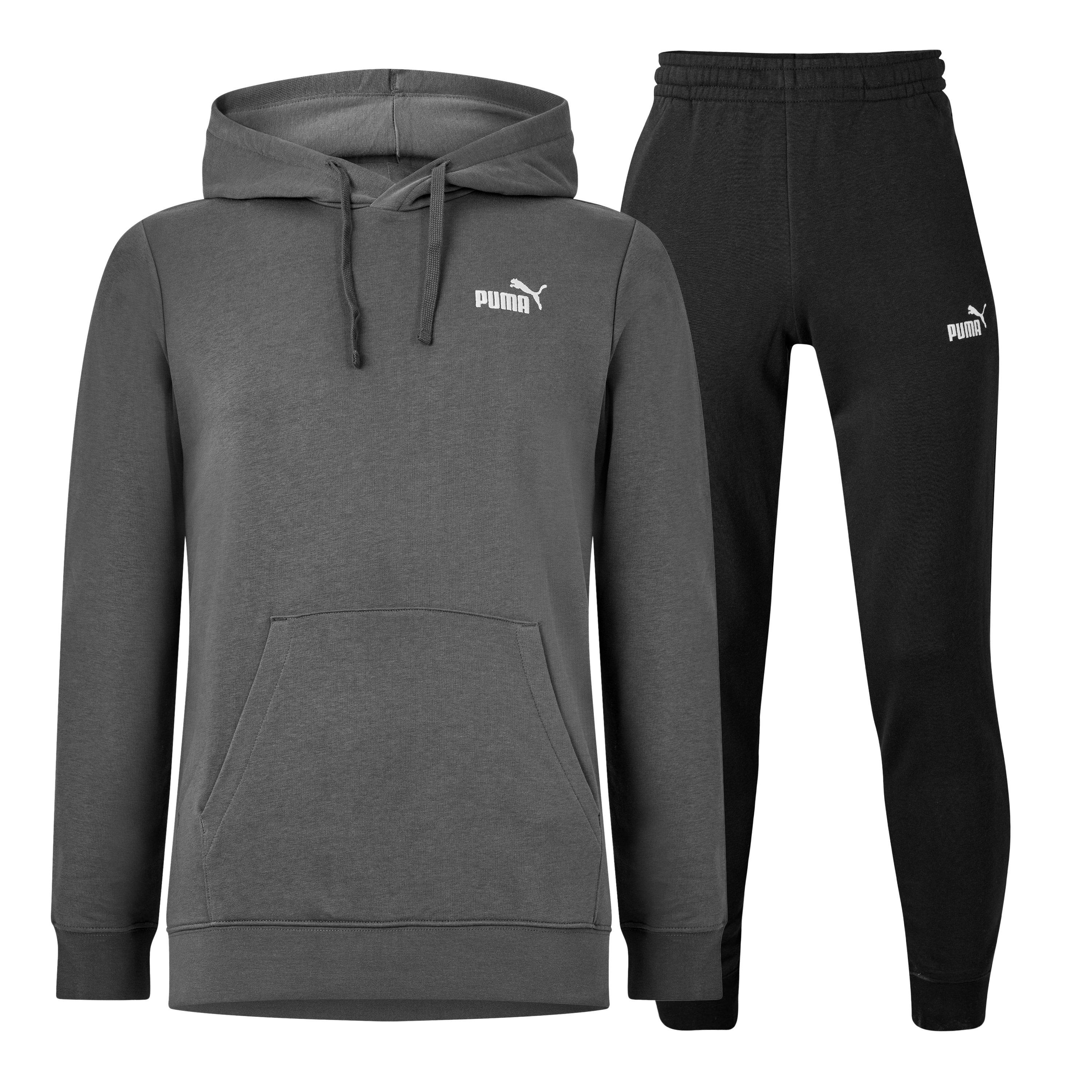 Dusky Gray - Puma - Men's Hooded Woven Tracksuit - 1