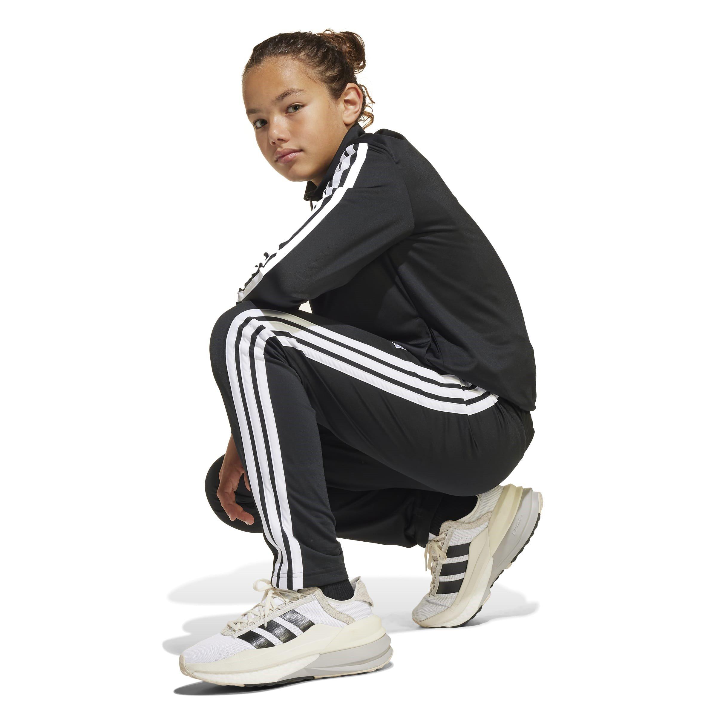 Black/White - adidas - 3-Stripes Zip Tracksuit - 10