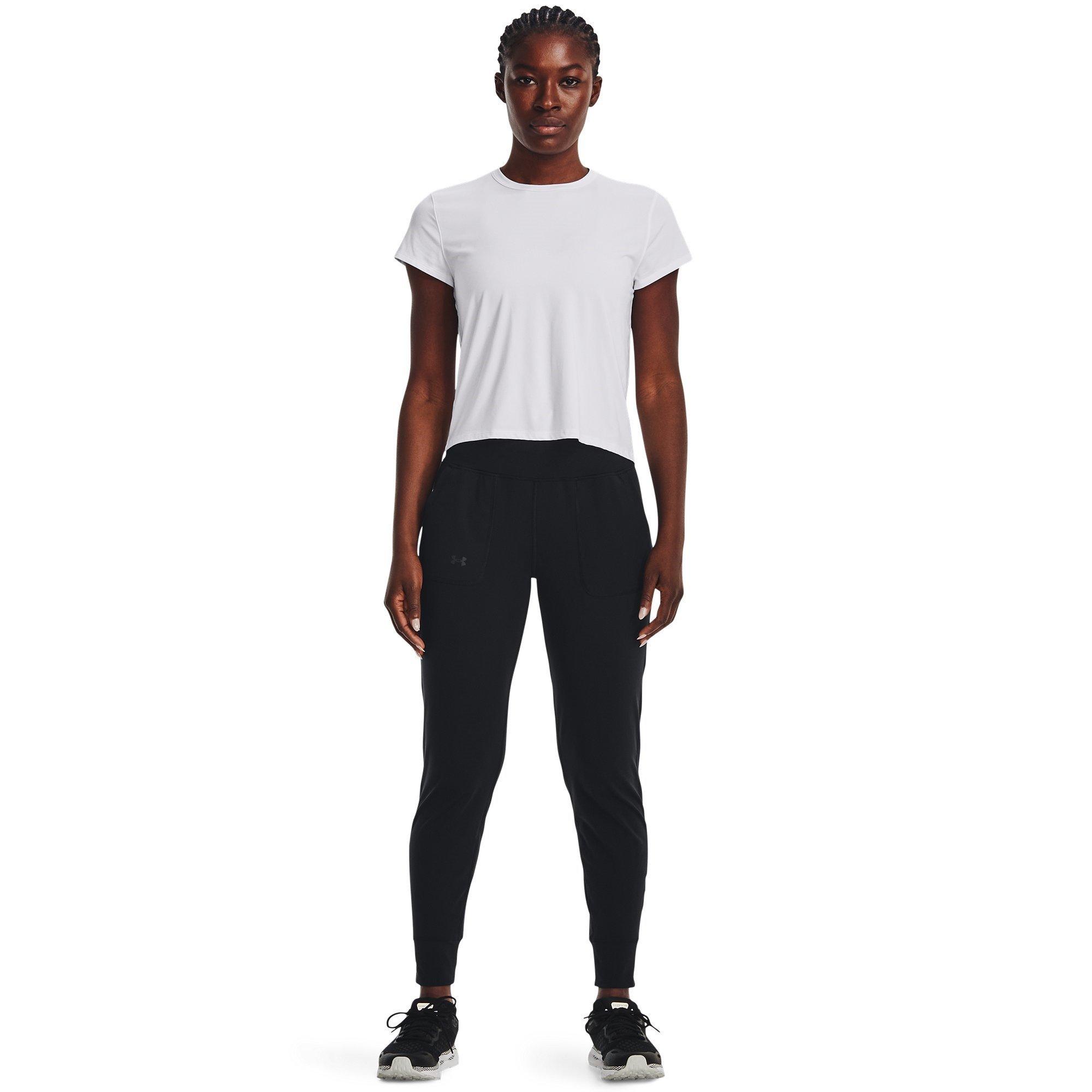 Black/Jet Gray - Under Armour - Women's Performance Tracksuit Bottoms - 4