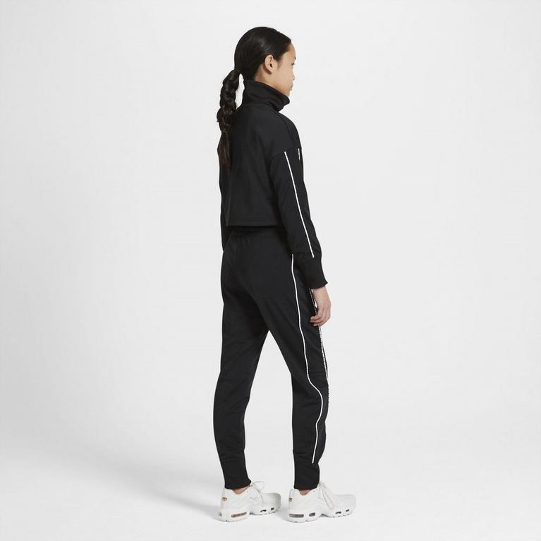 Noir/Blanc - Nike - Sportswear Big Kids' (Girls') High-Waisted Tracksuit - 2